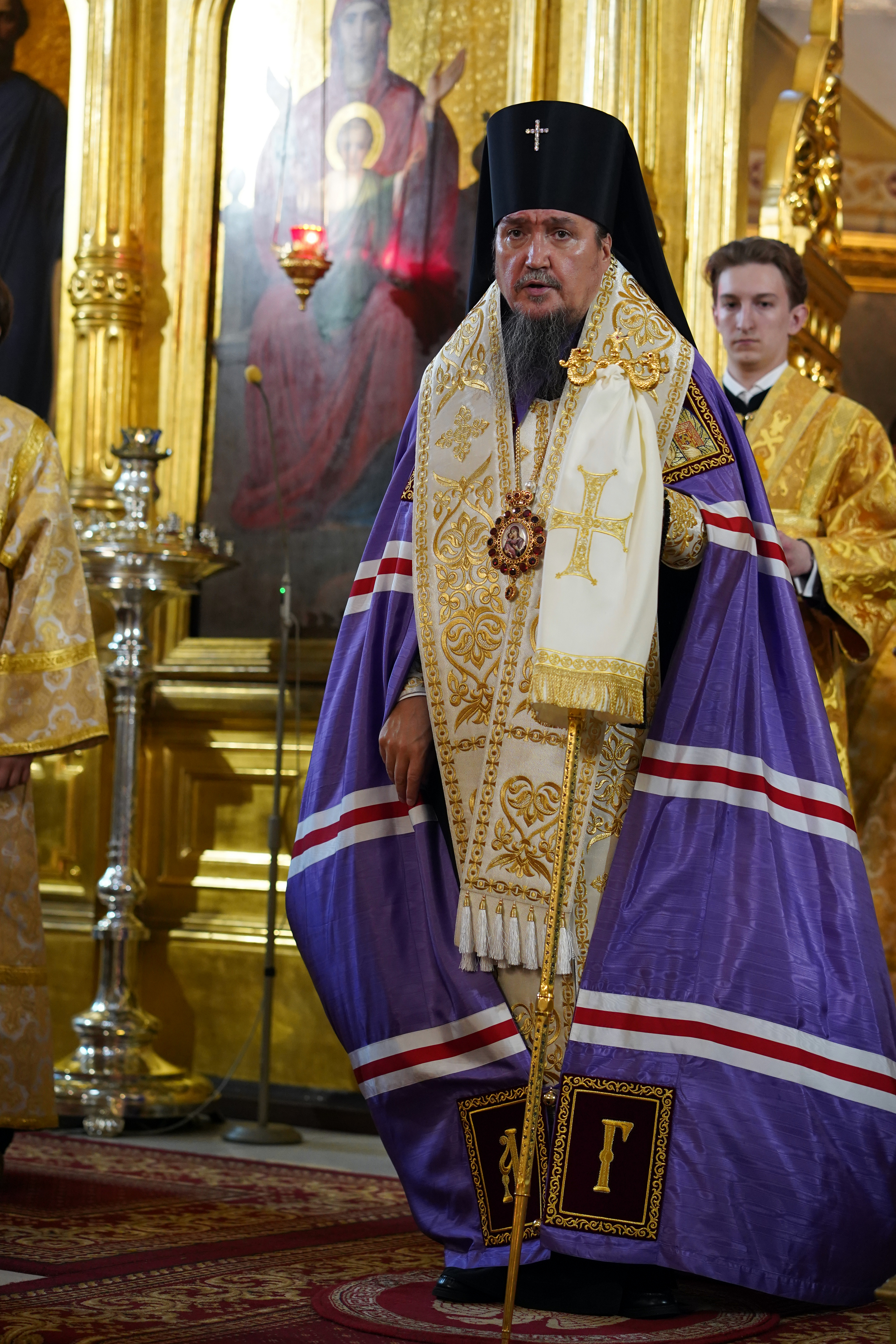 The All-Night Vigil of St. Marie Magdalene feast in Warsaw