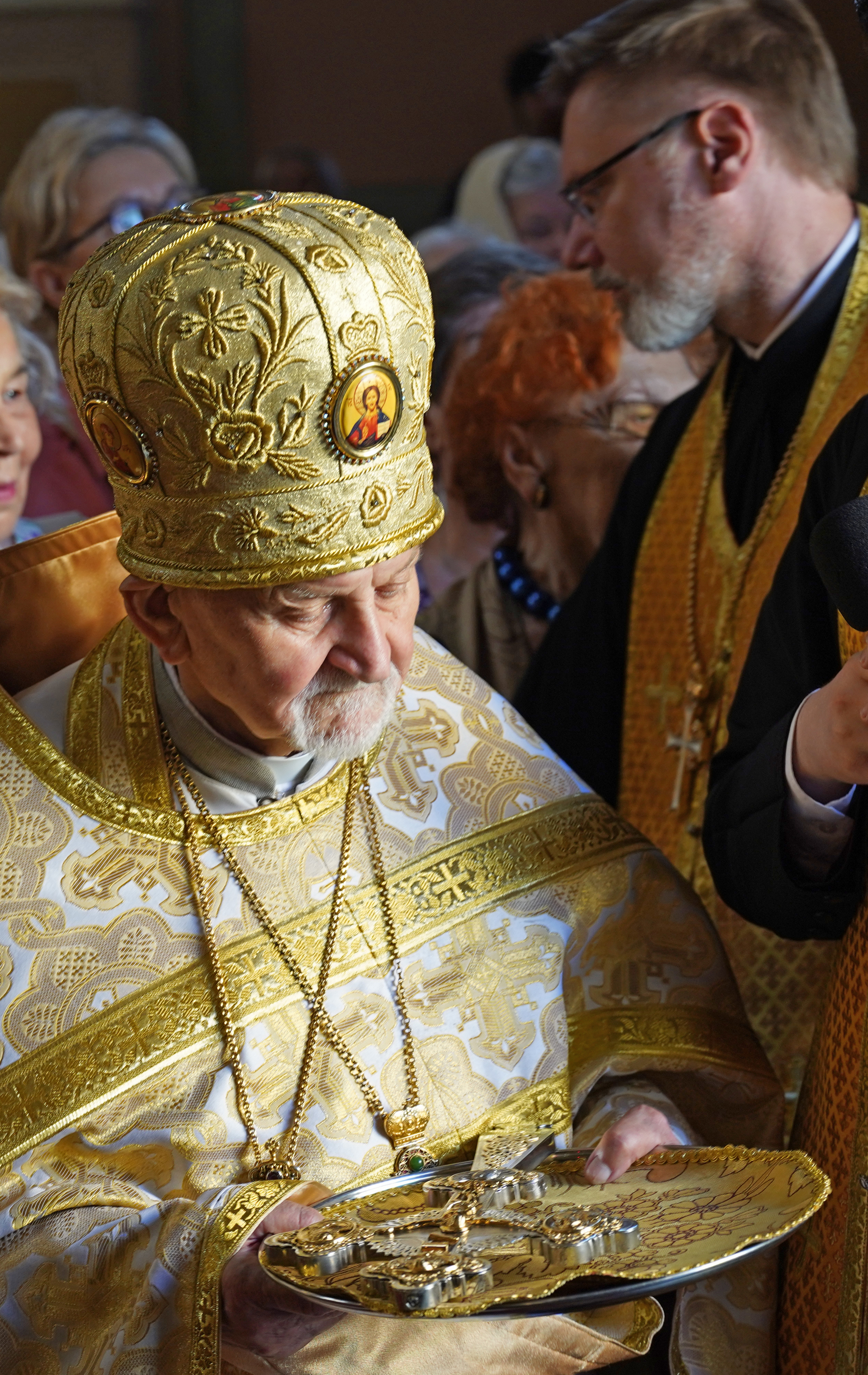 Before the Divine Liturgy of St. Marie Magdalene feast in Warsaw