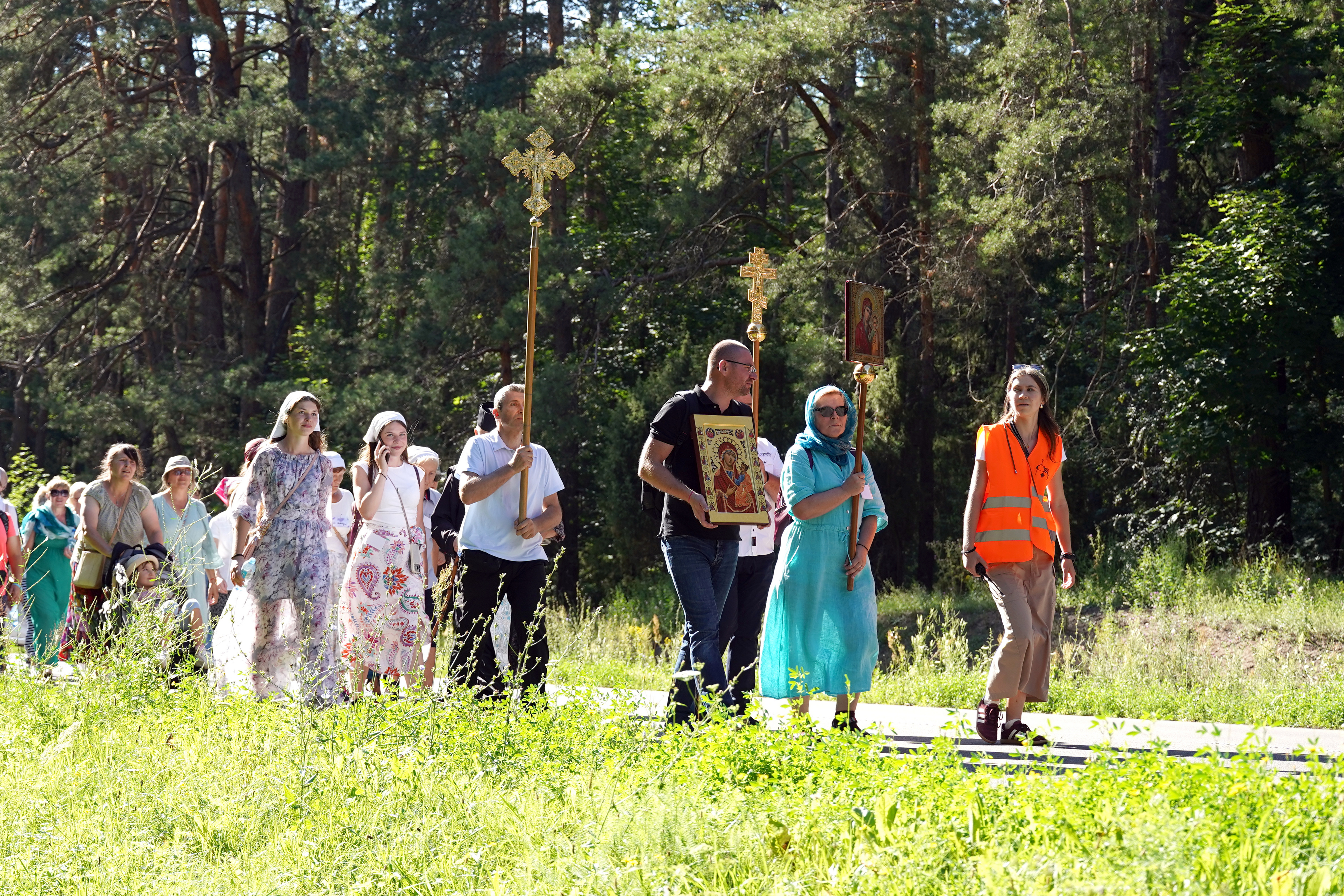 The pilgrimage from Białystok to Suprasl Monastery 