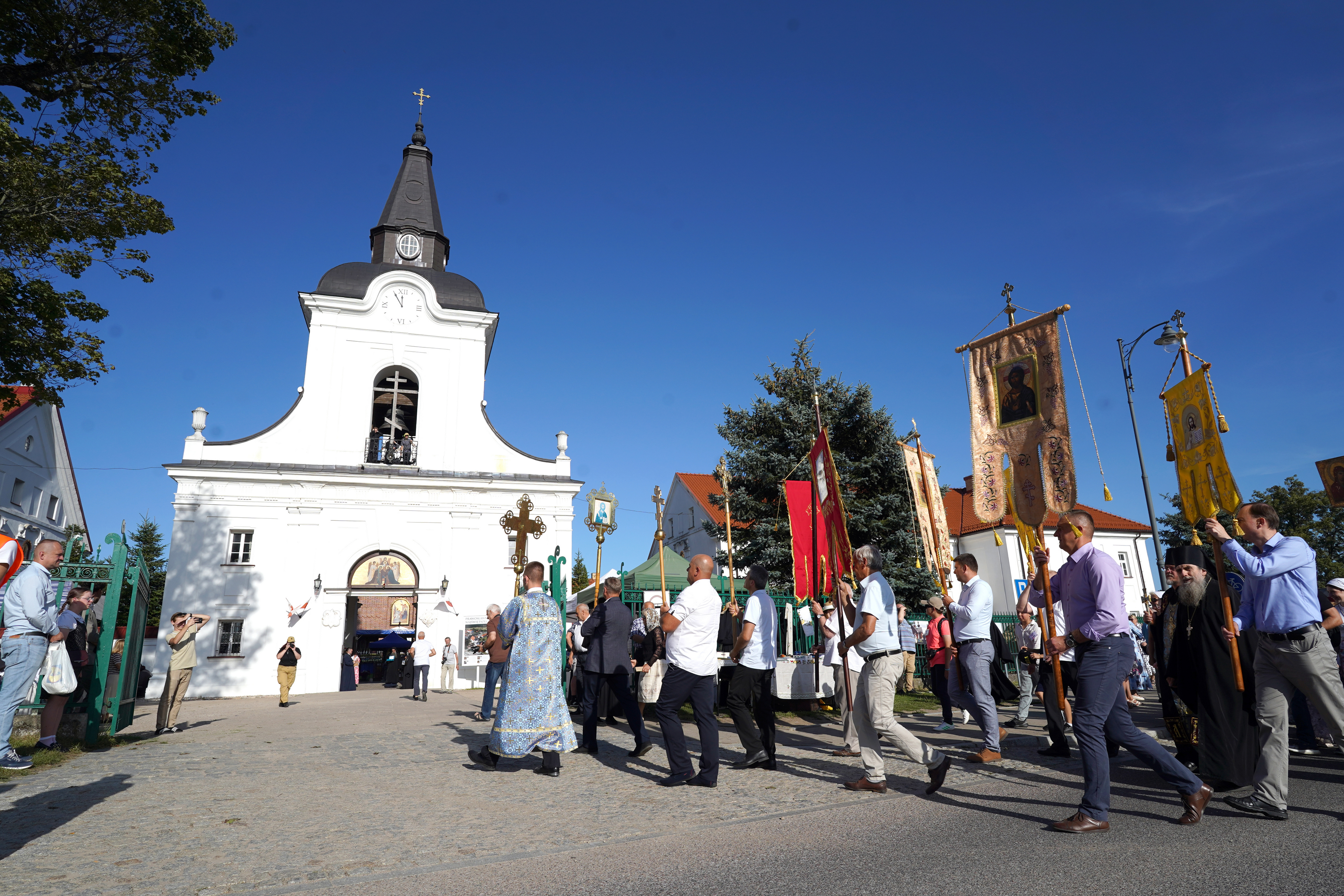 The pilgrimage from Białystok to Suprasl Monastery 