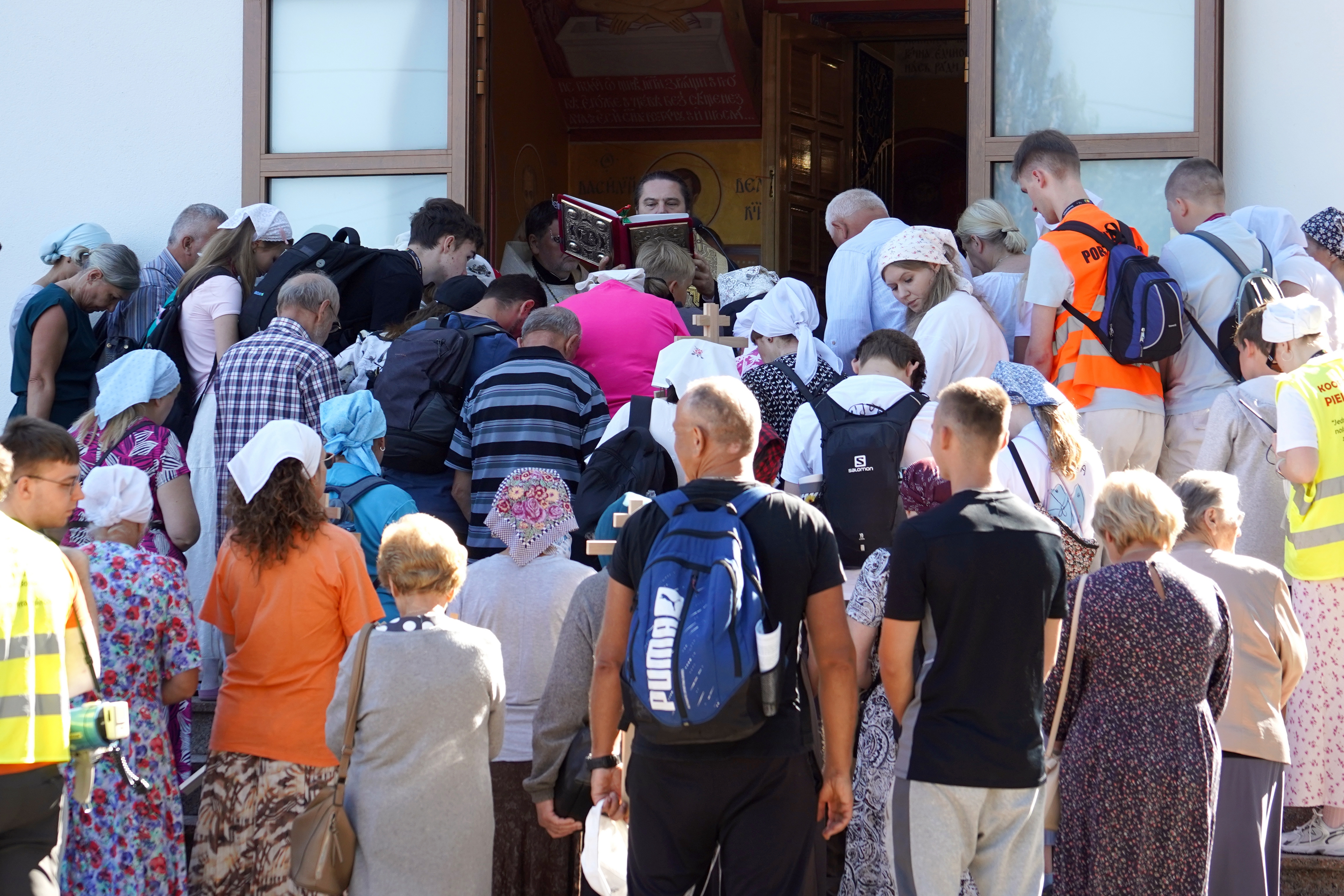 Departure of the pilgrimage from Białystok to Grabarka Convent 