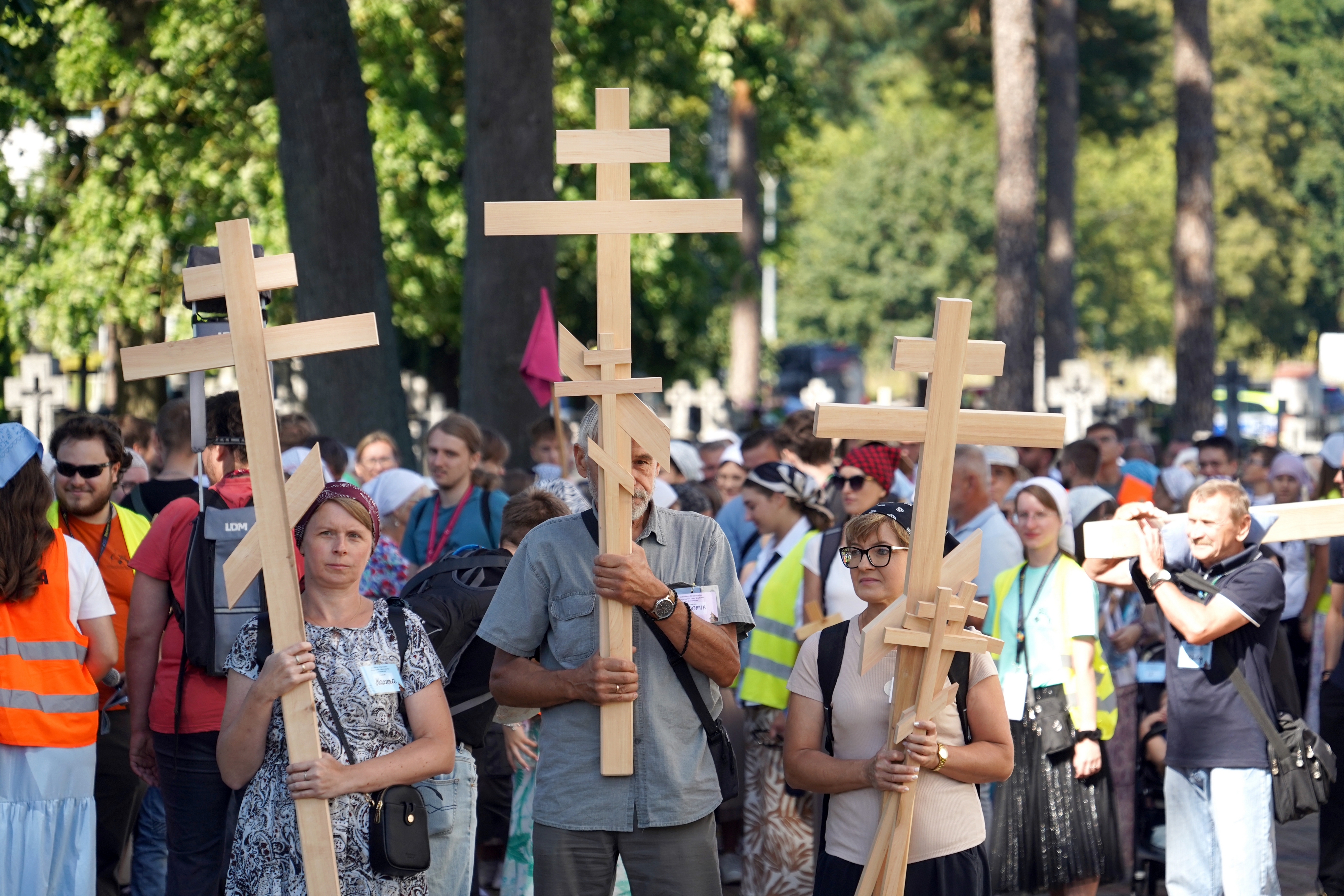 Departure of the pilgrimage from Białystok to Grabarka Convent 