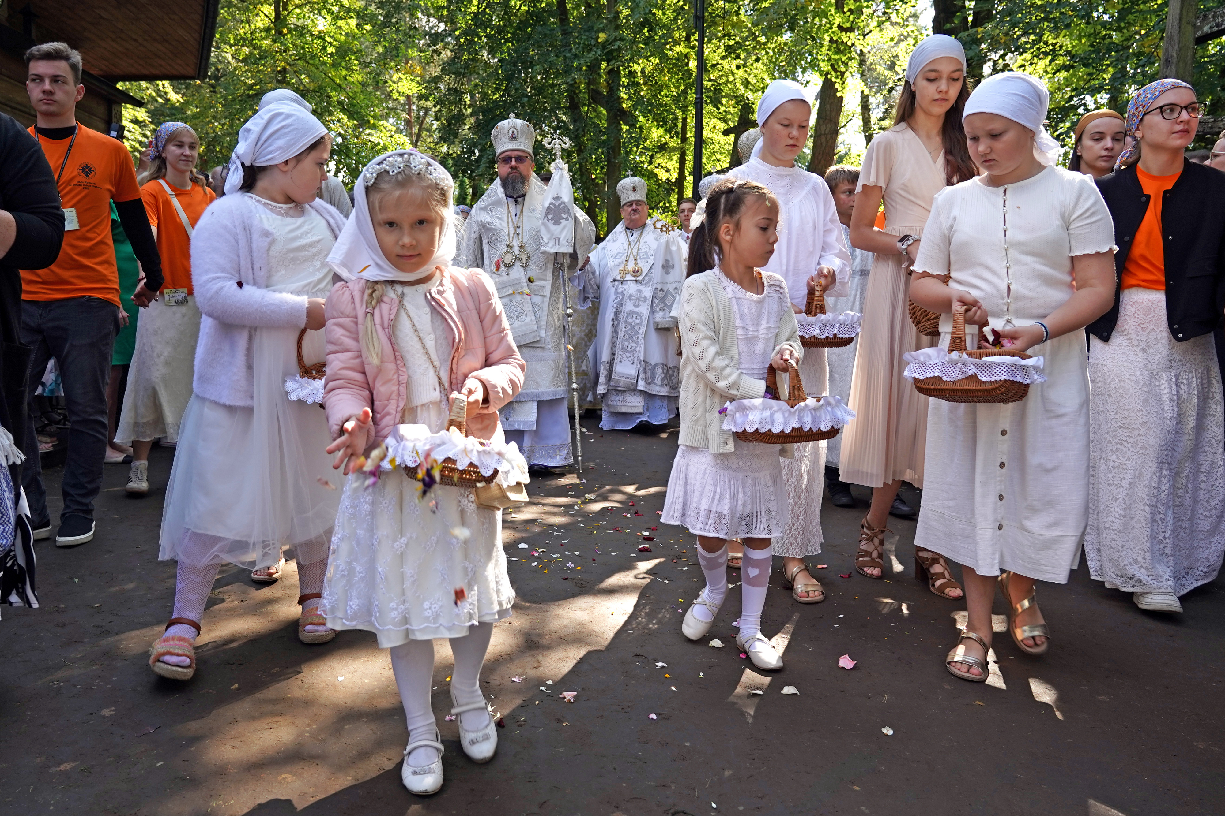 On the way to the church.... in Grabarka Convent