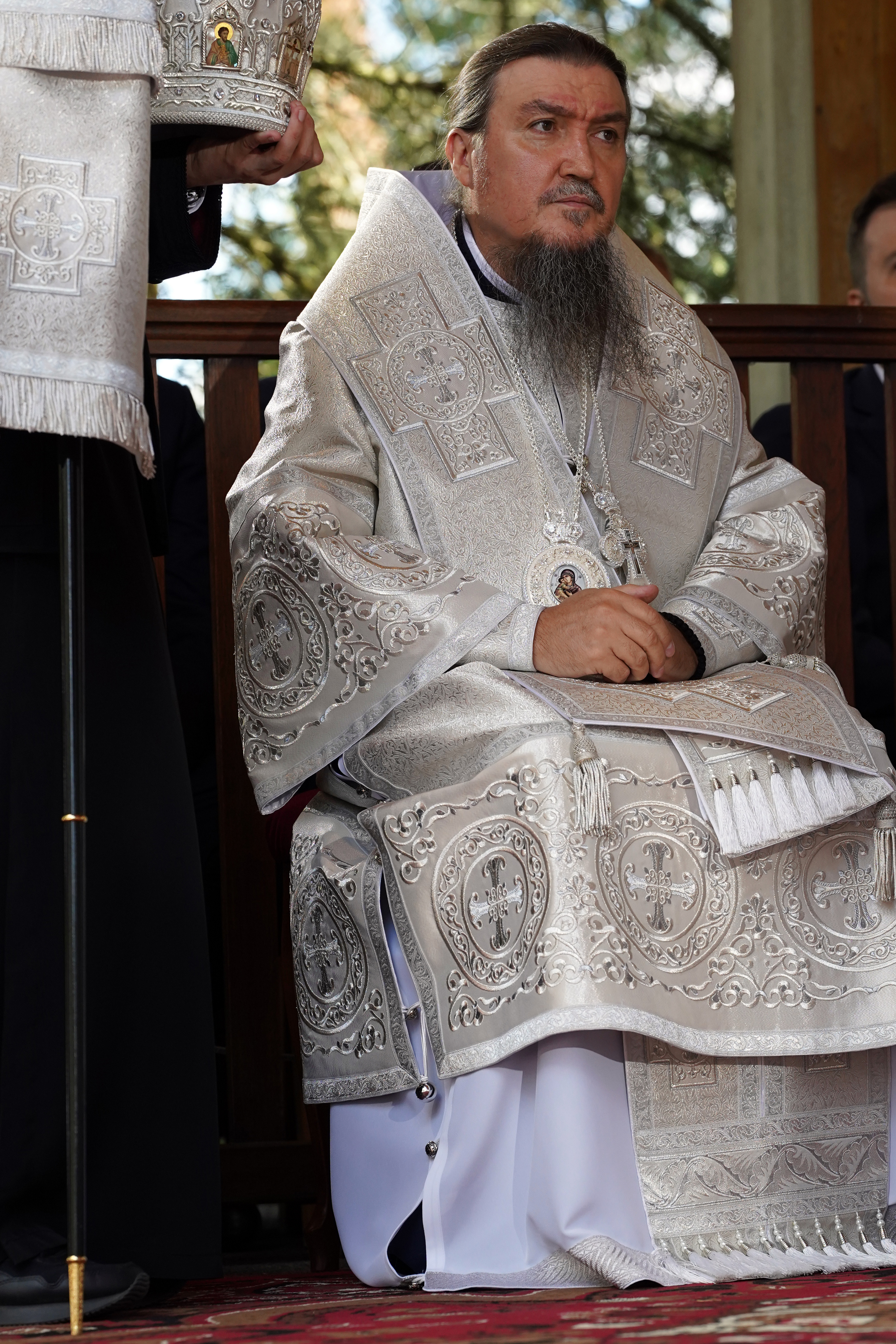 The main Divine Liturgy of Transfiruration feast in Grabarka Convent