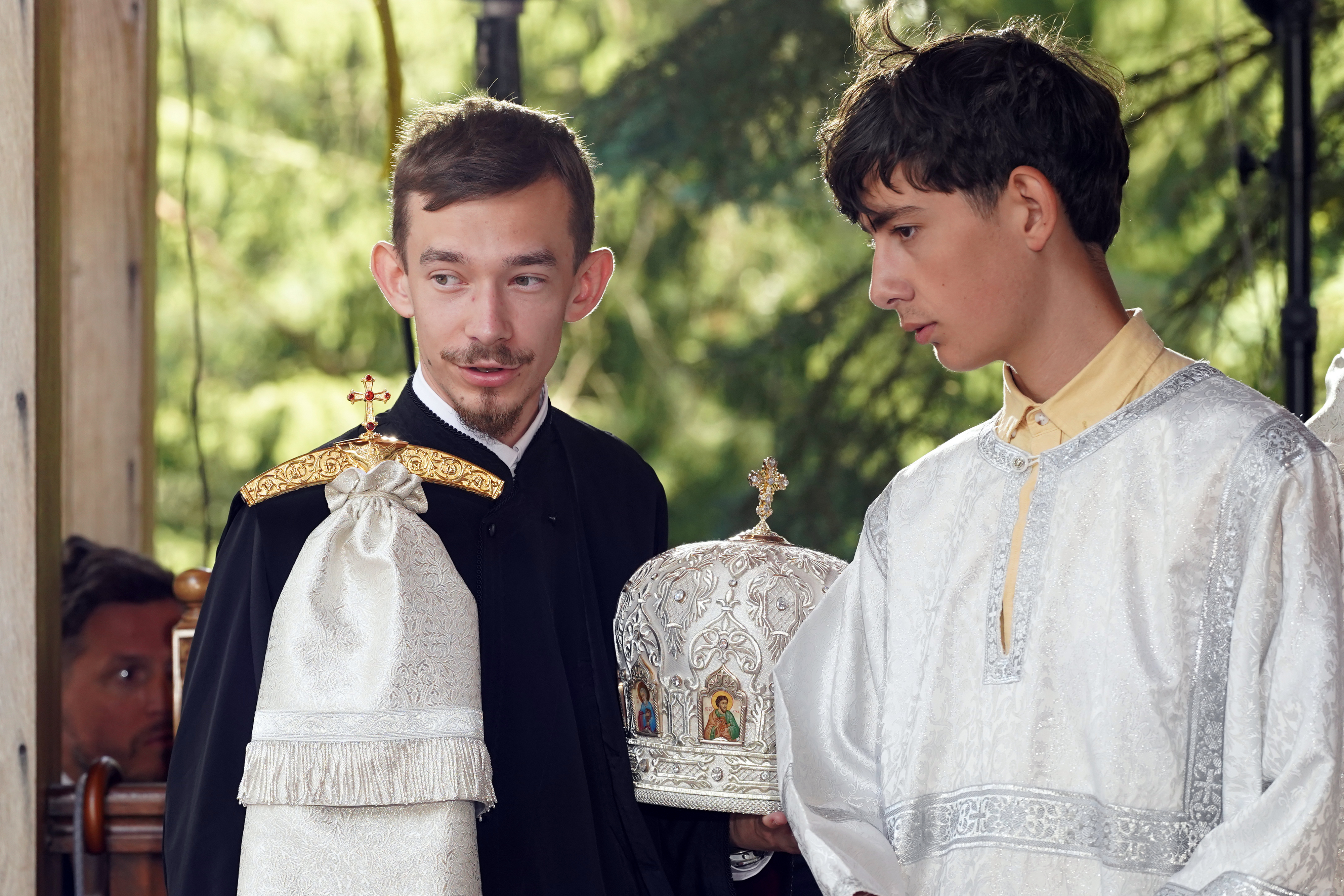 The main Divine Liturgy of Transfiruration feast in Grabarka Convent