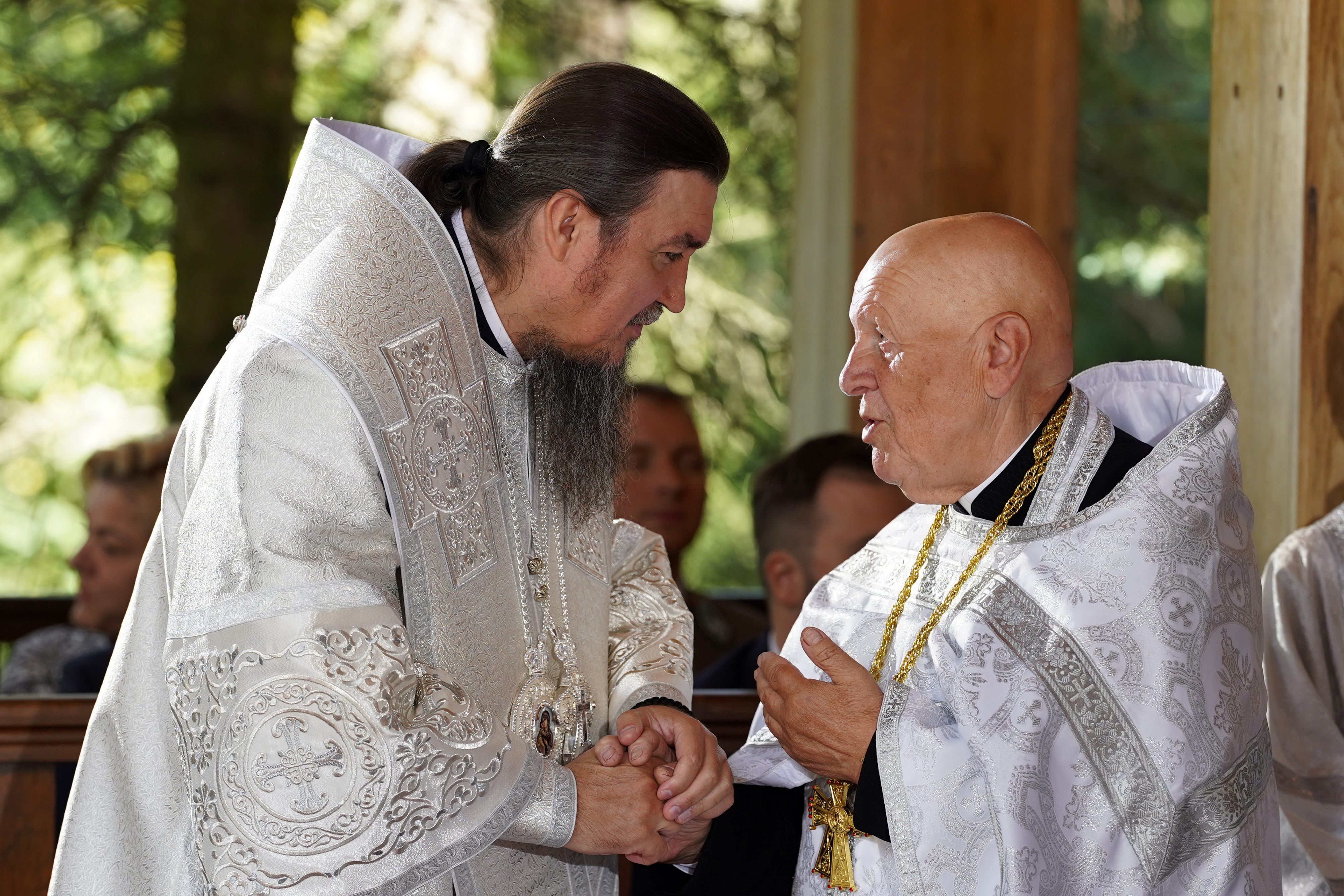 The main Divine Liturgy of Transfiruration feast in Grabarka Convent