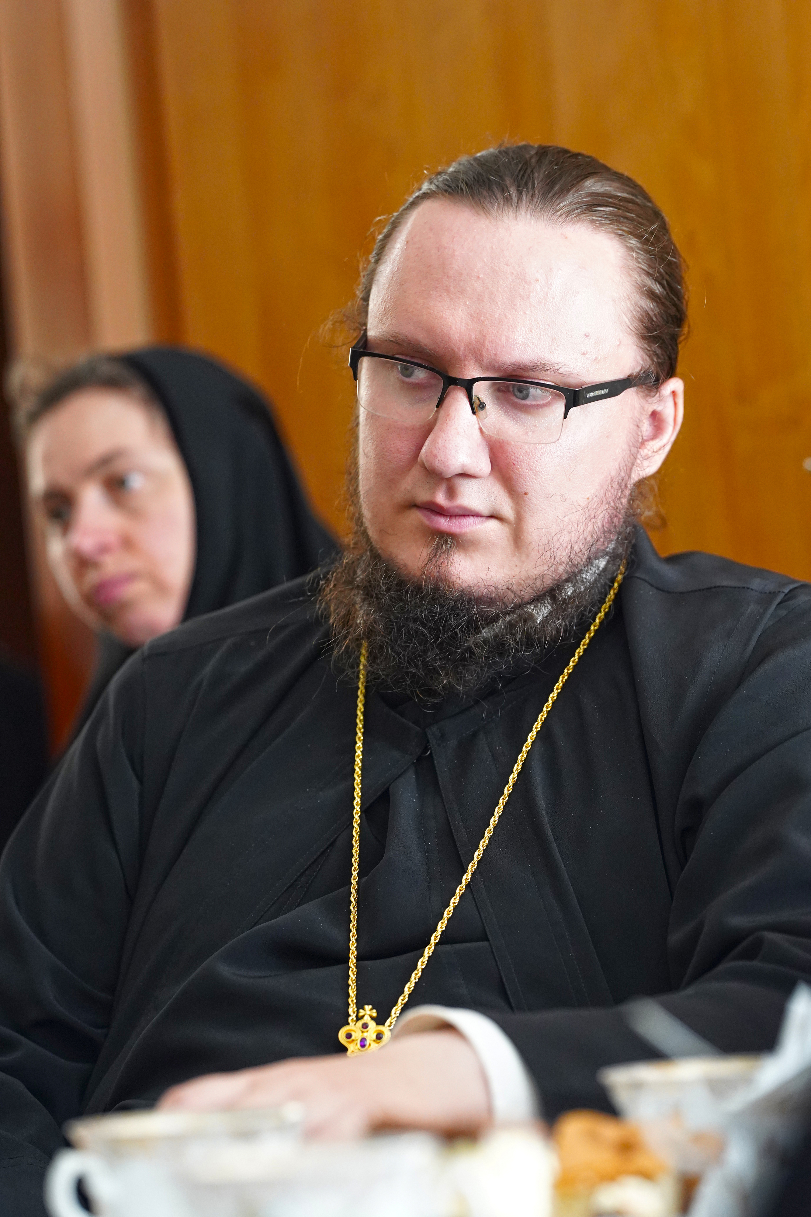 The meeting with hieromonk Efrem from USA in Zwierki Convent 