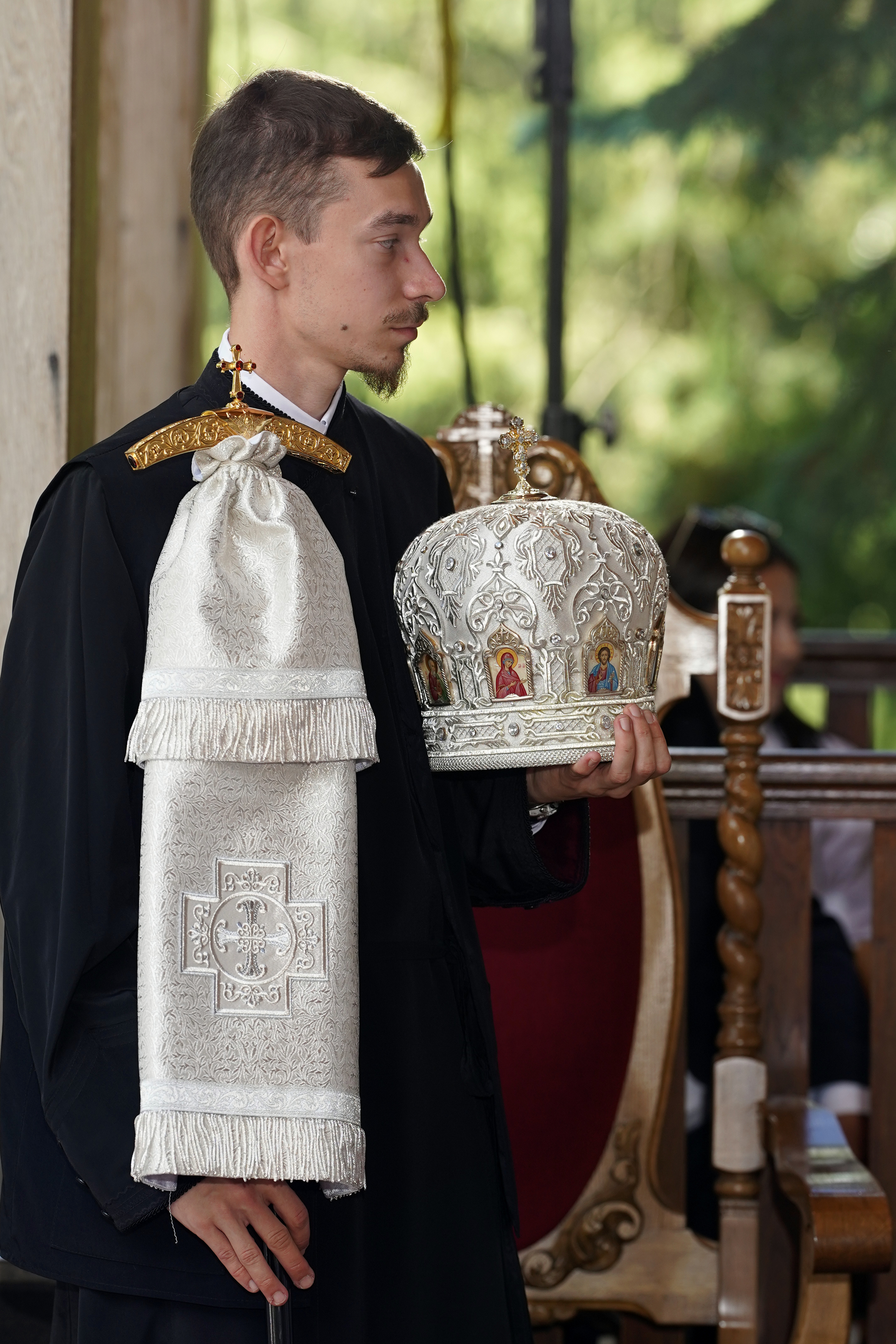 The main Divine Liturgy of Transfiruration feast in Grabarka Convent