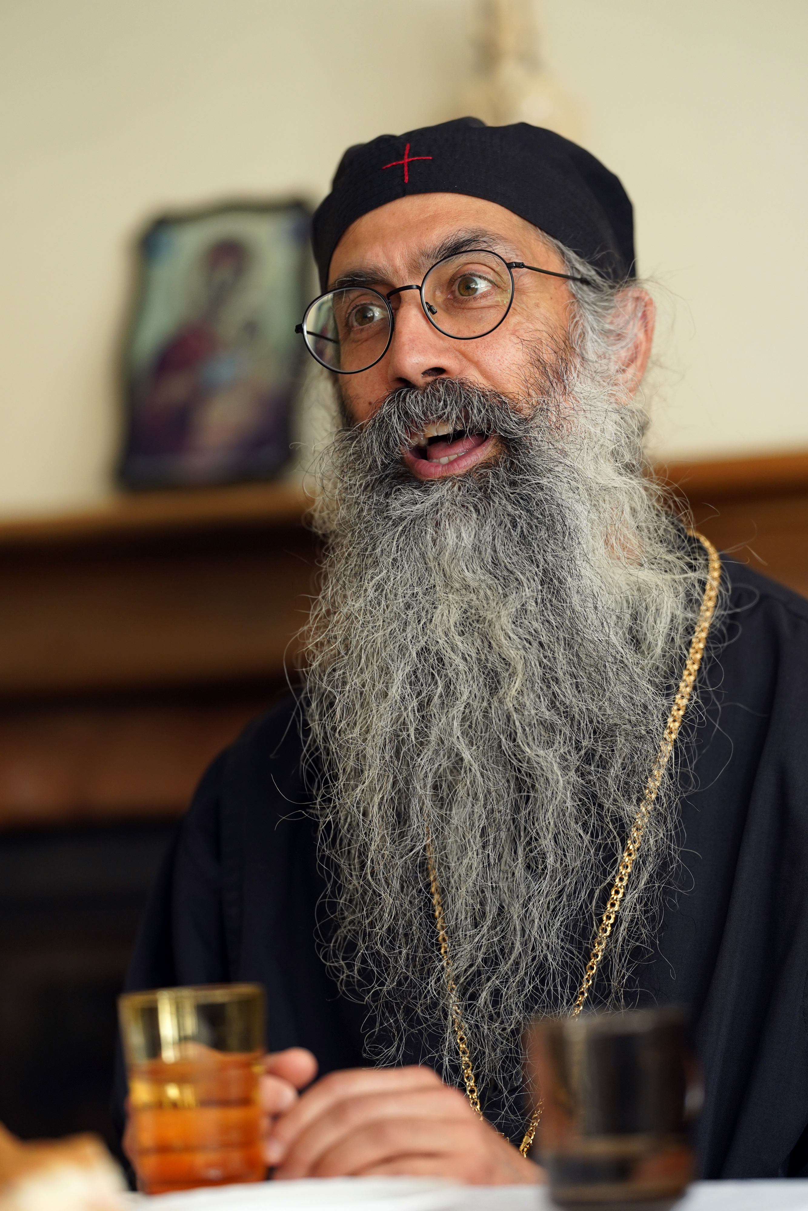 The meeting with hieromonk Efrem from USA in Zwierki Convent