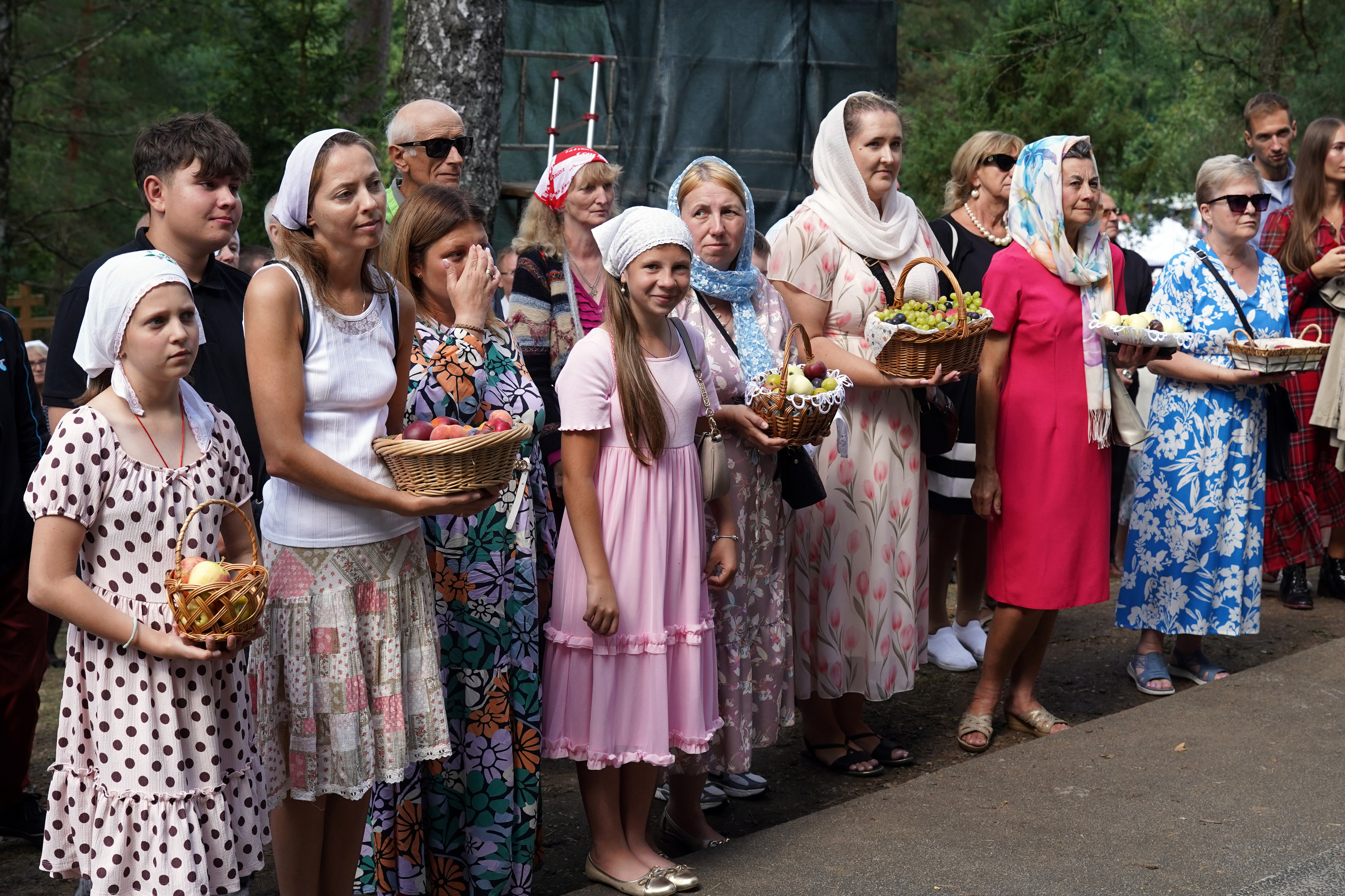 The main Divine Liturgy of Transfiruration feast in Grabarka Convent 