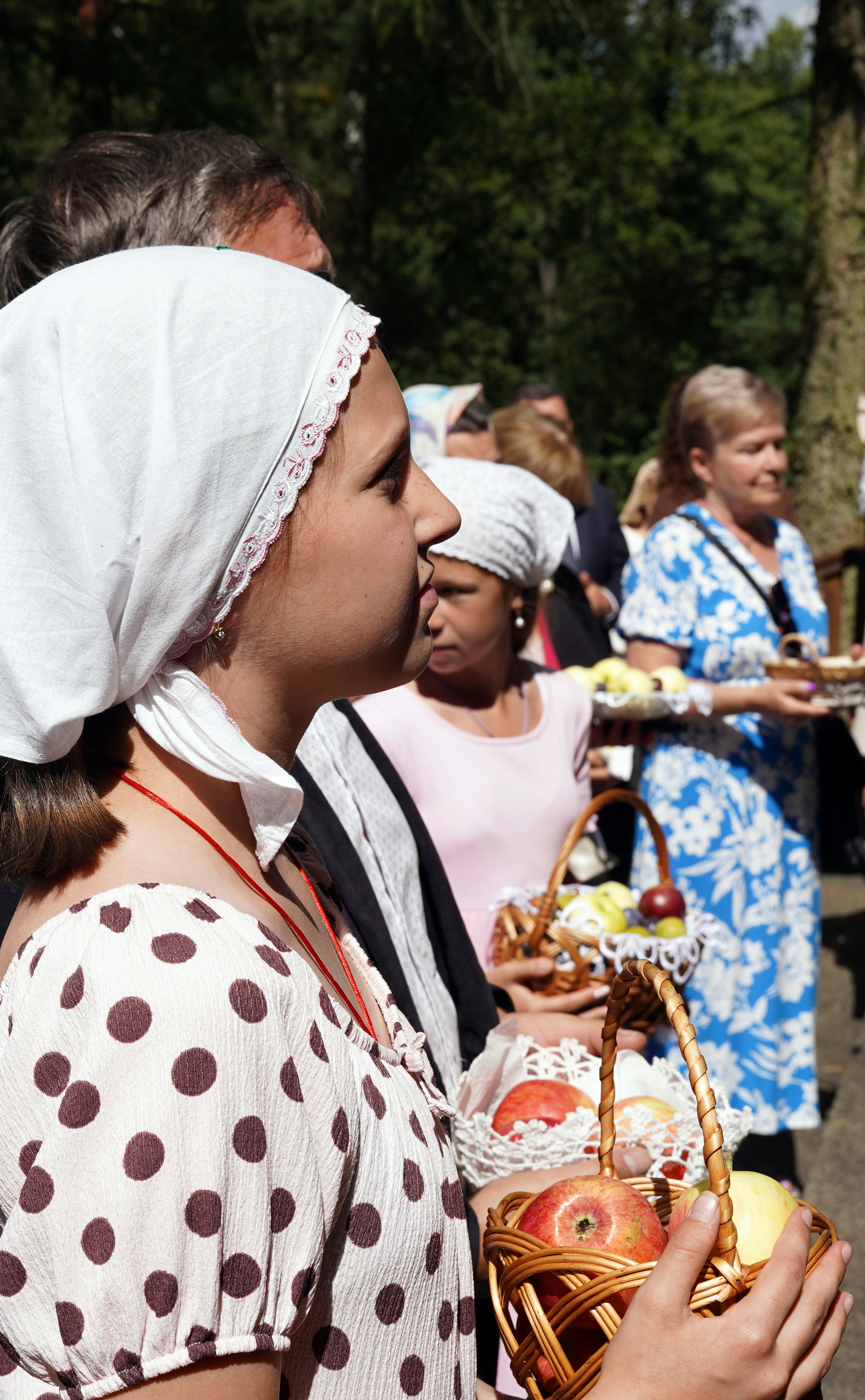 The main Divine Liturgy of Transfiruration feast in Grabarka Convent 