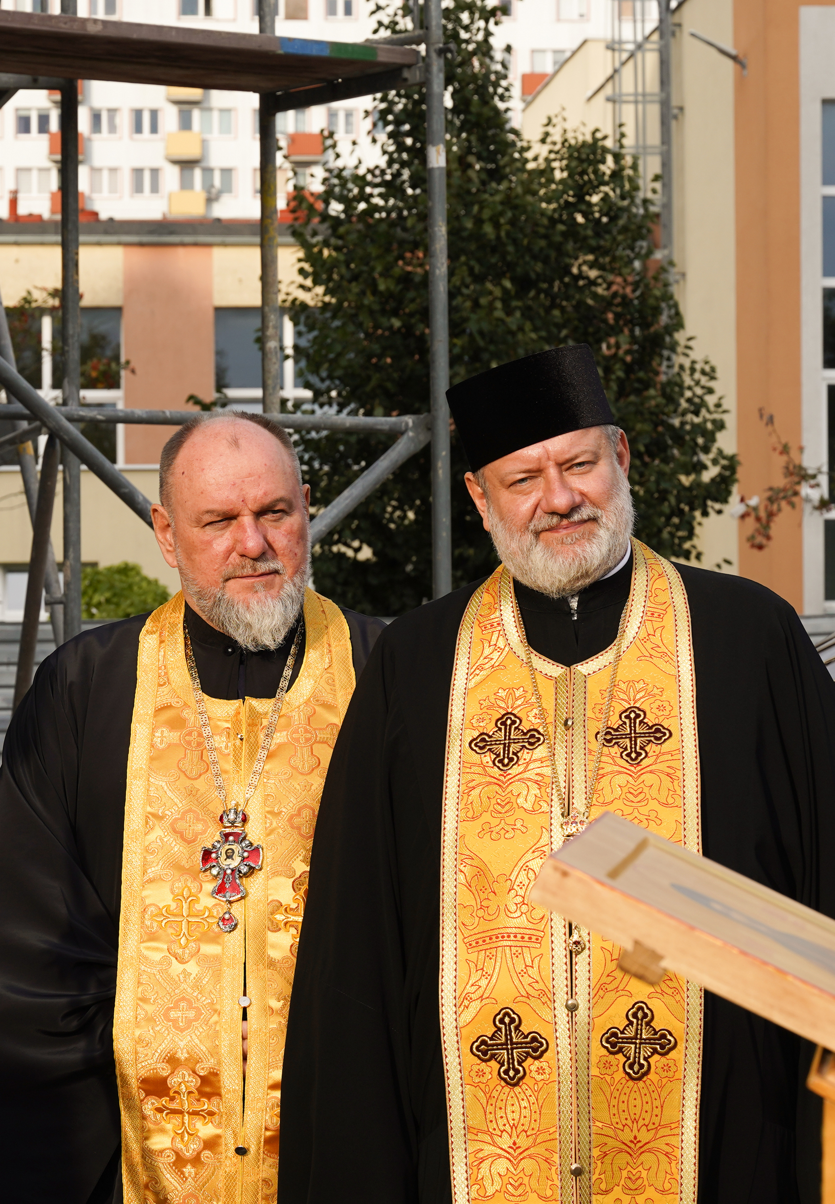 Ceremony of blessing the crosses for the Church of St. Athanasius of Brest in Białystok