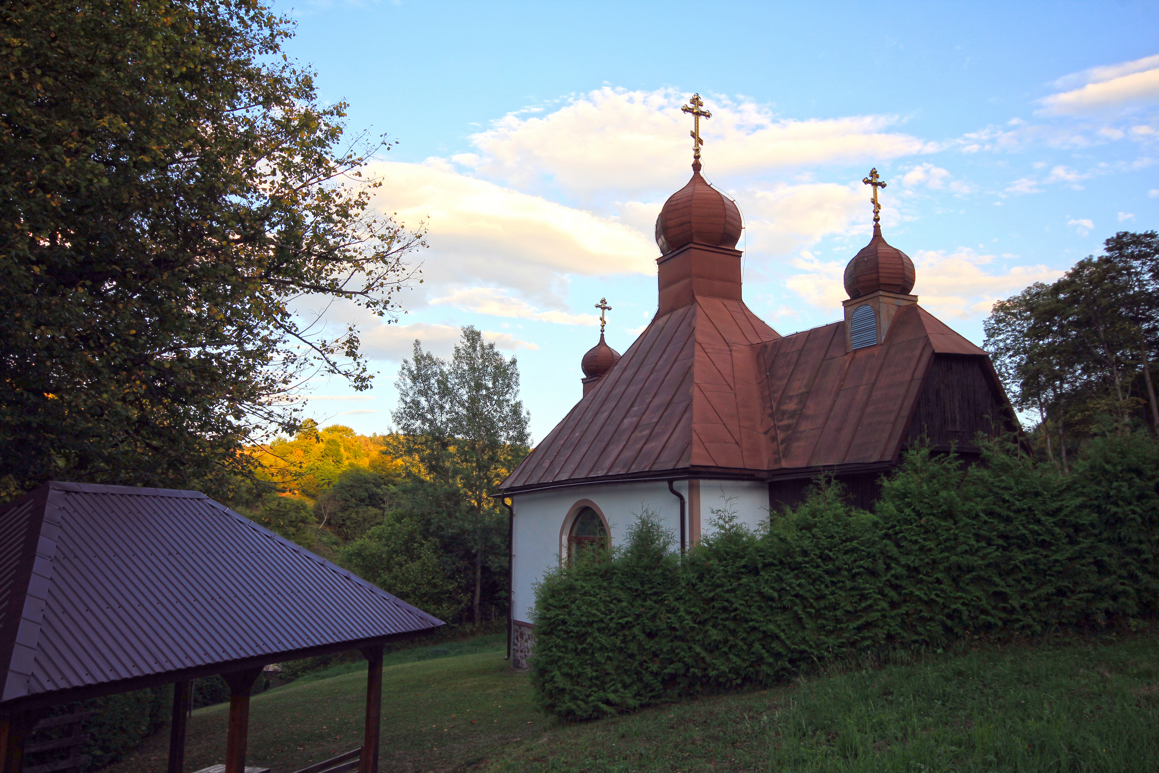 Dormition of the Mother of God Orthodox church in Príslop village