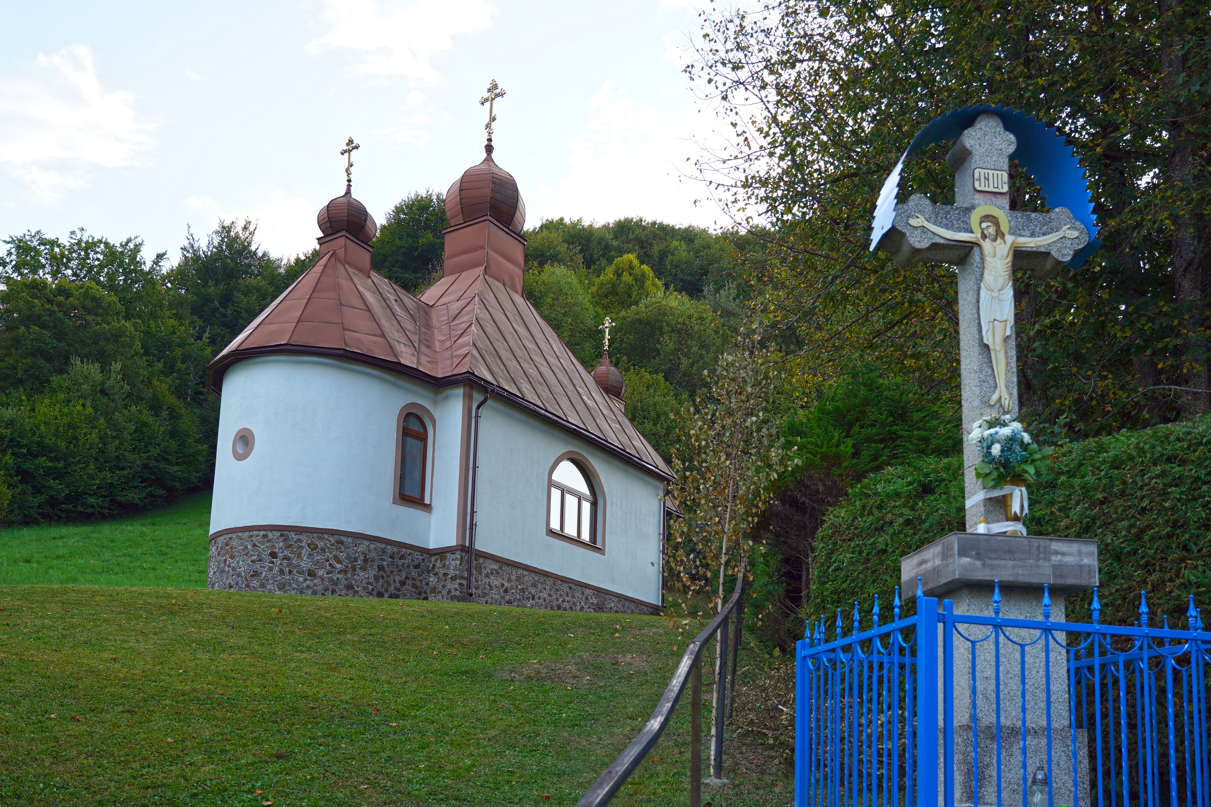 Dormition of the Mother of God Orthodox church in Príslop village