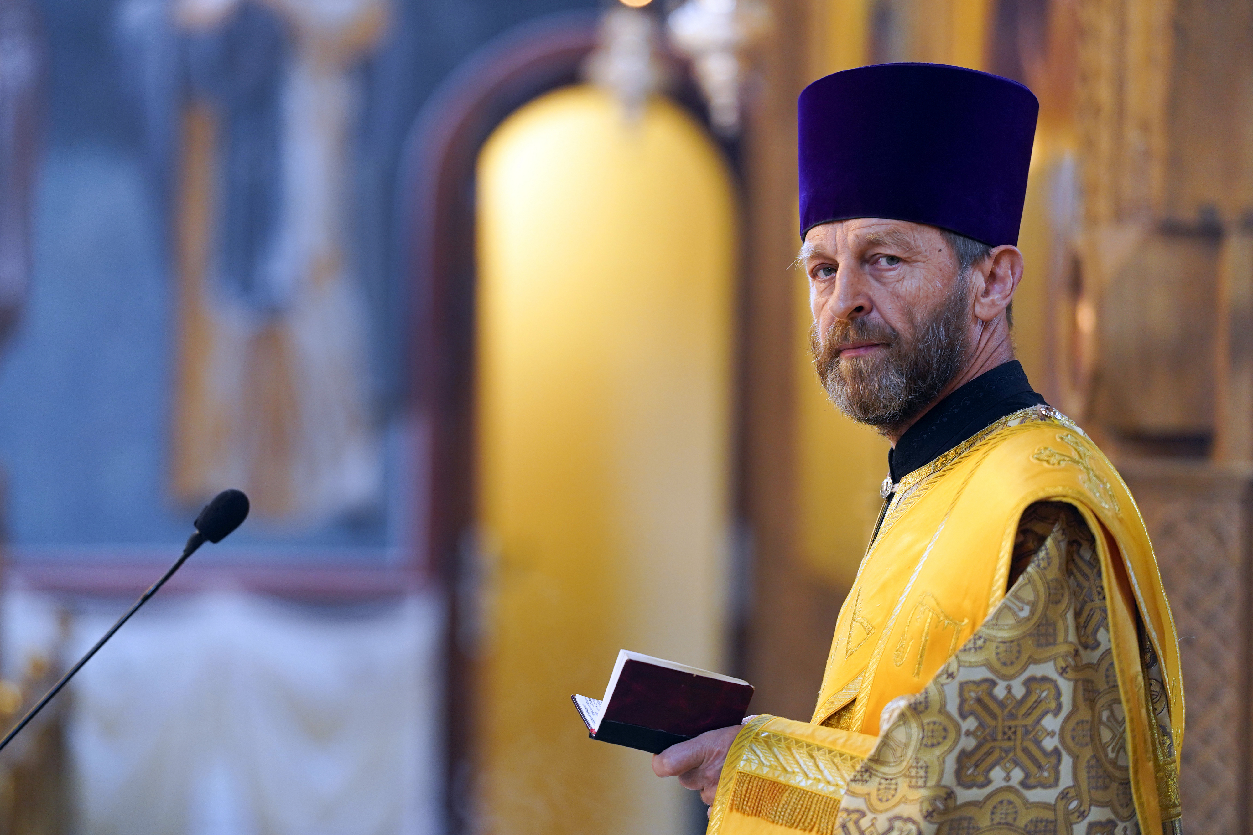 Metropolitan Joanikije of Montenegro and Littoral in Supraśl Monastery - Divine Liturgy