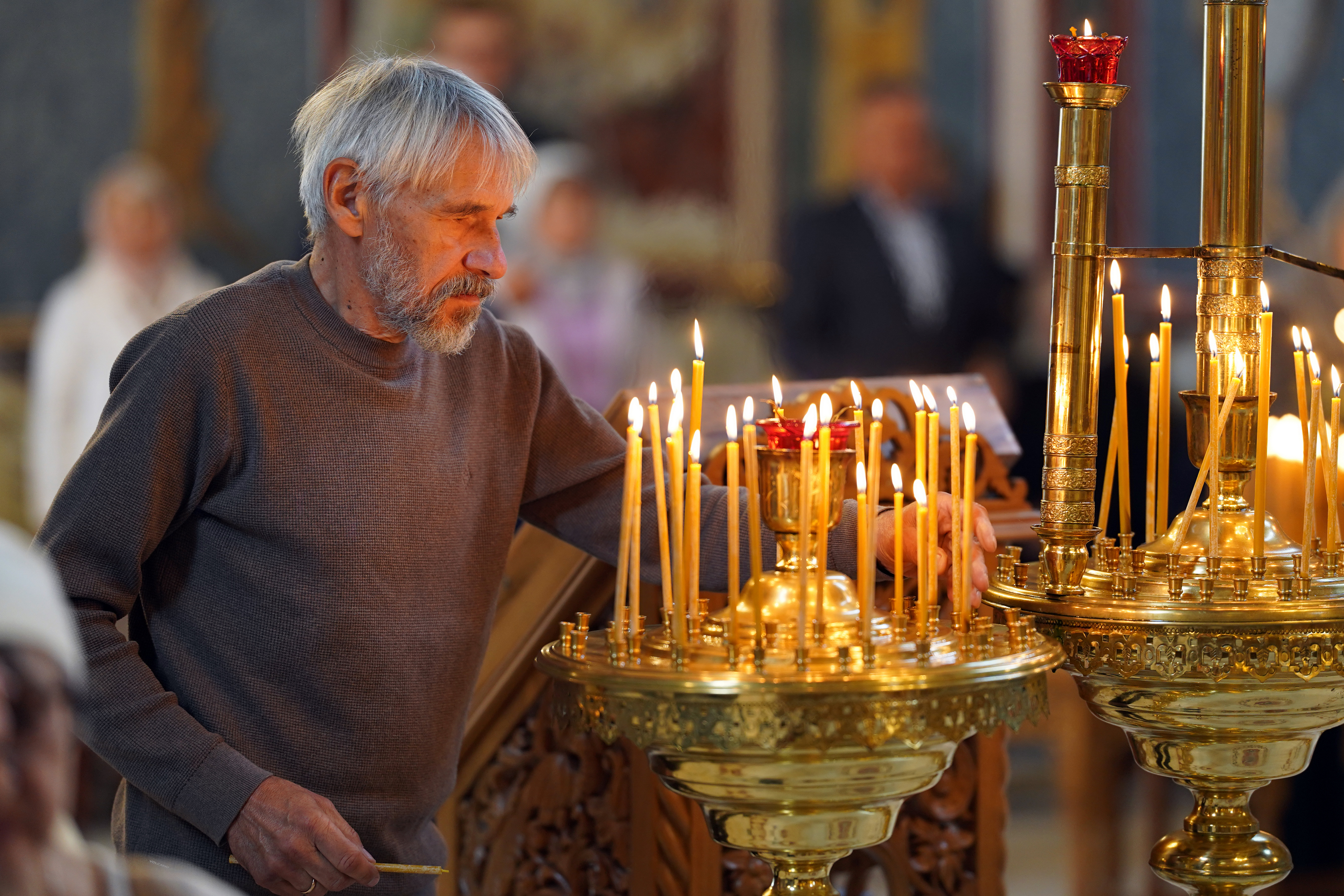 Metropolitan Joanikije of Montenegro and Littoral in Supraśl Monastery - Divine Liturgy