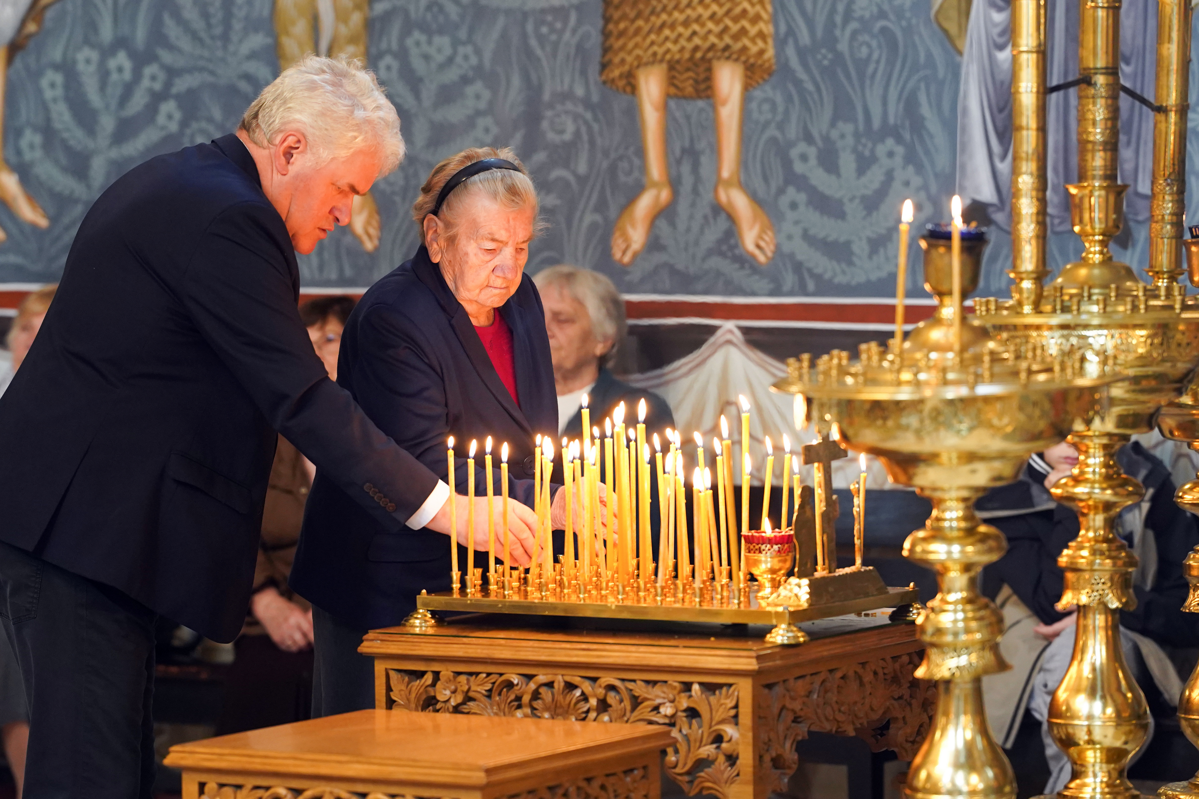 Metropolitan Joanikije of Montenegro and Littoral in Supraśl Monastery - Divine Liturgy