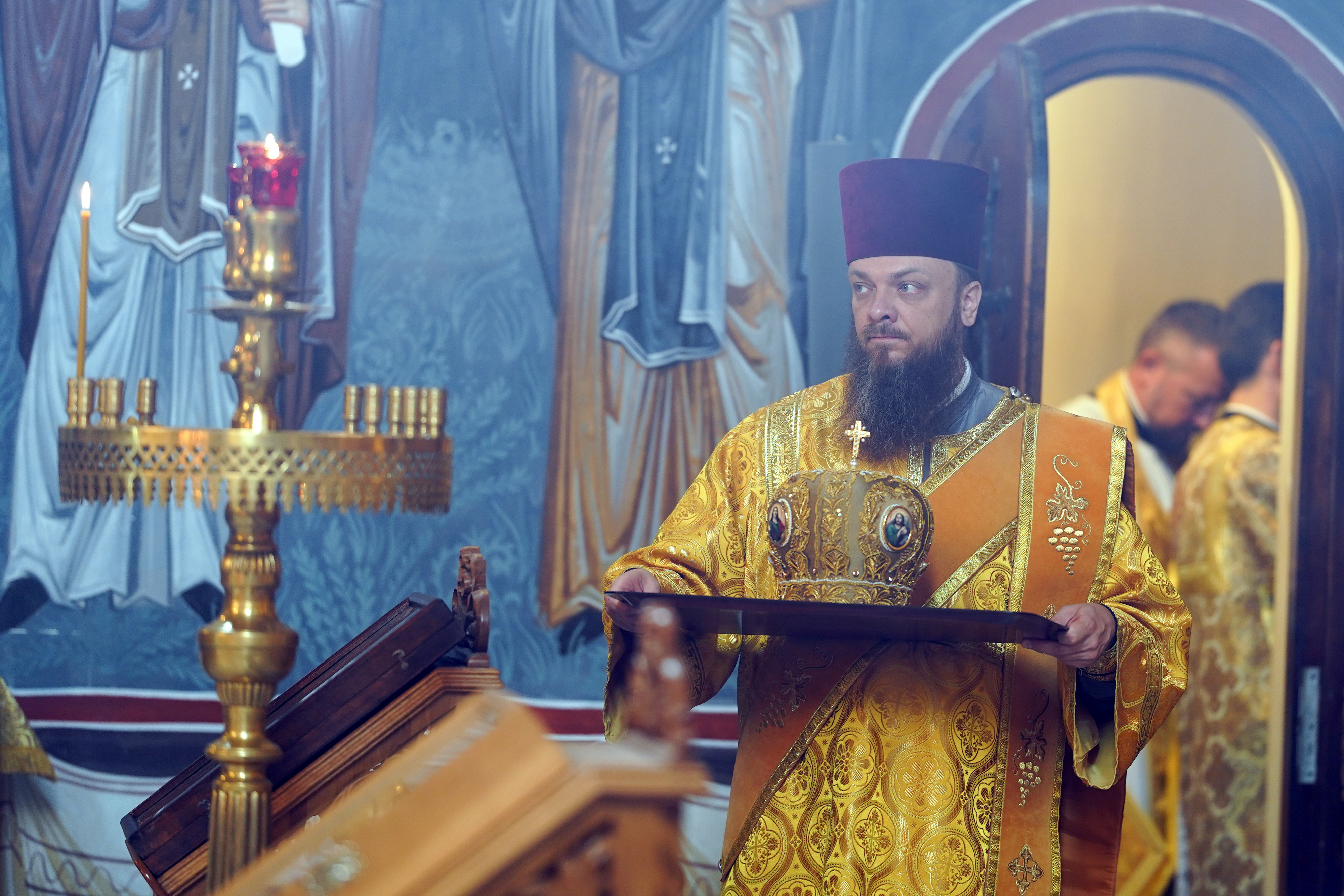 Metropolitan Joanikije of Montenegro and Littoral in Supraśl Monastery - Divine Liturgy