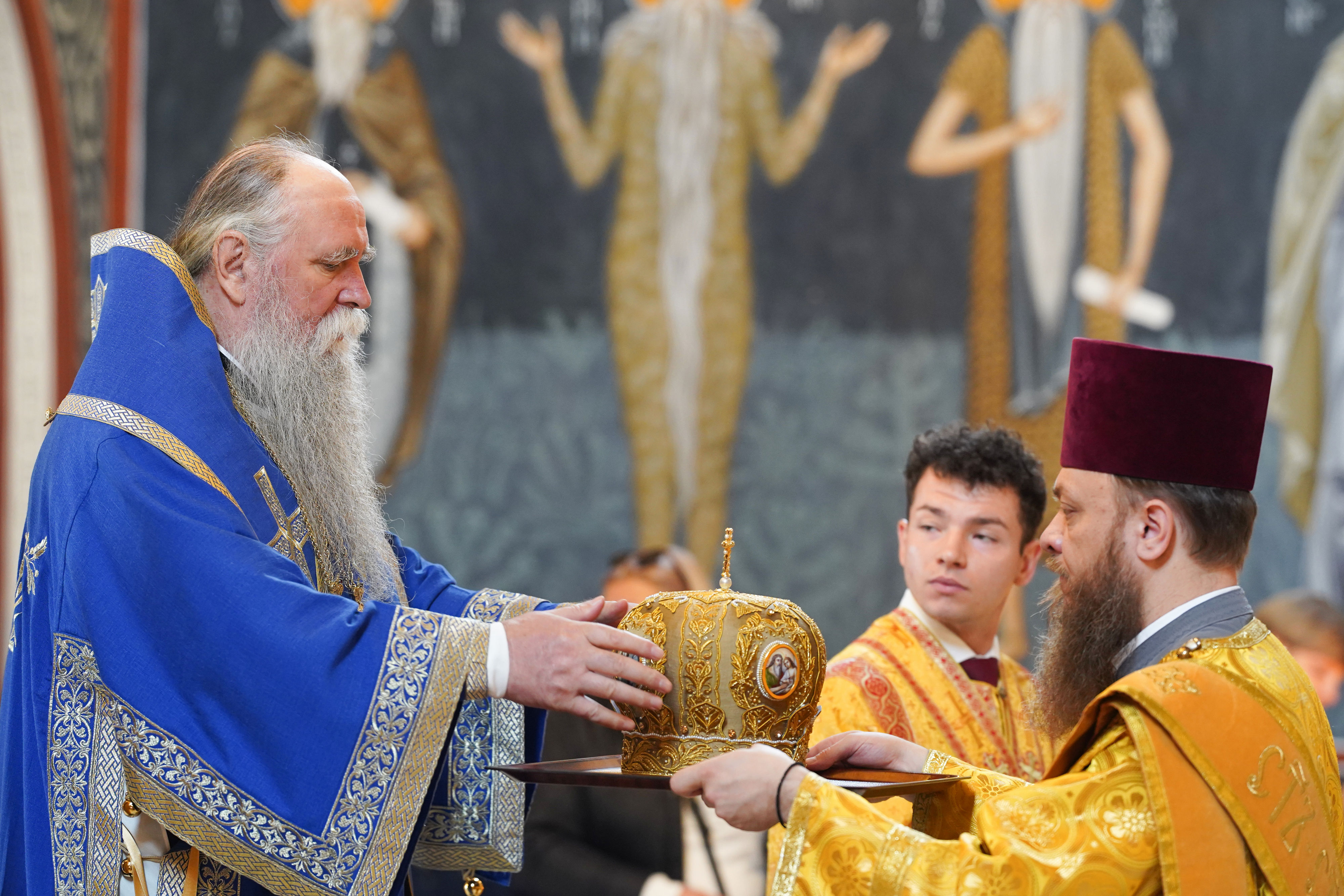 Metropolitan Joanikije of Montenegro and Littoral in Supraśl Monastery - Divine Liturgy