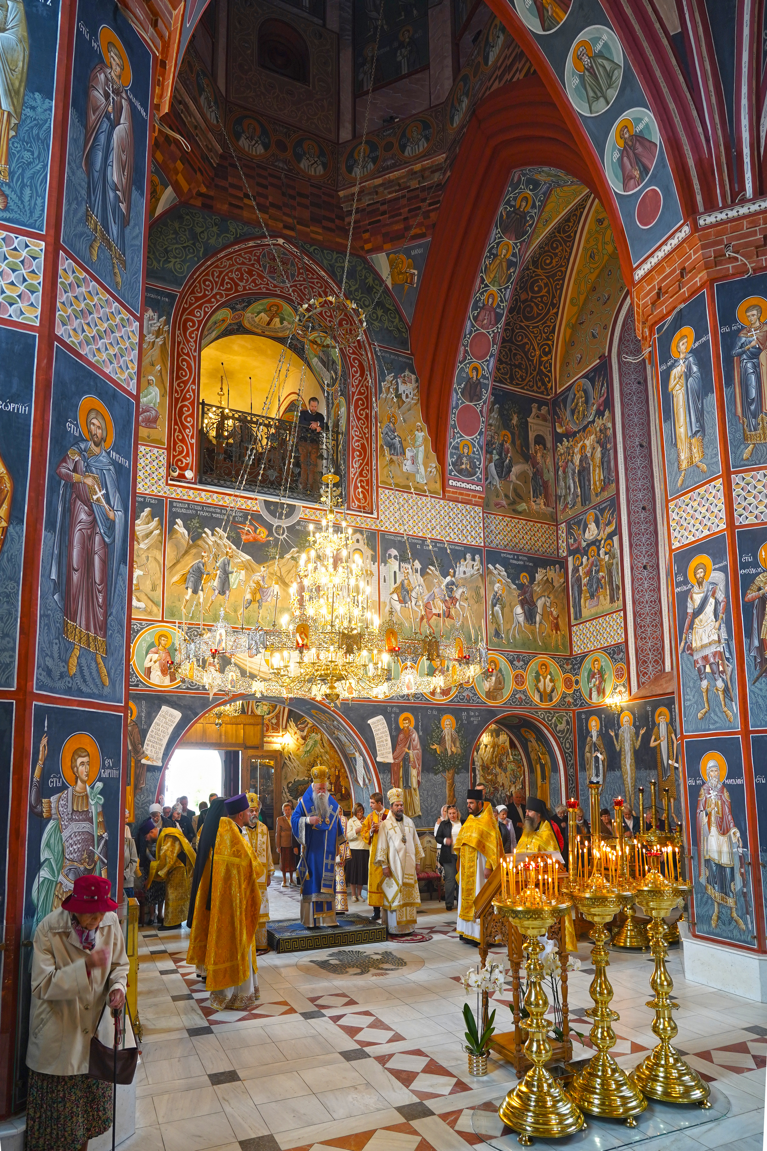 Metropolitan Joanikije of Montenegro and Littoral in Supraśl Monastery - Divine Liturgy 