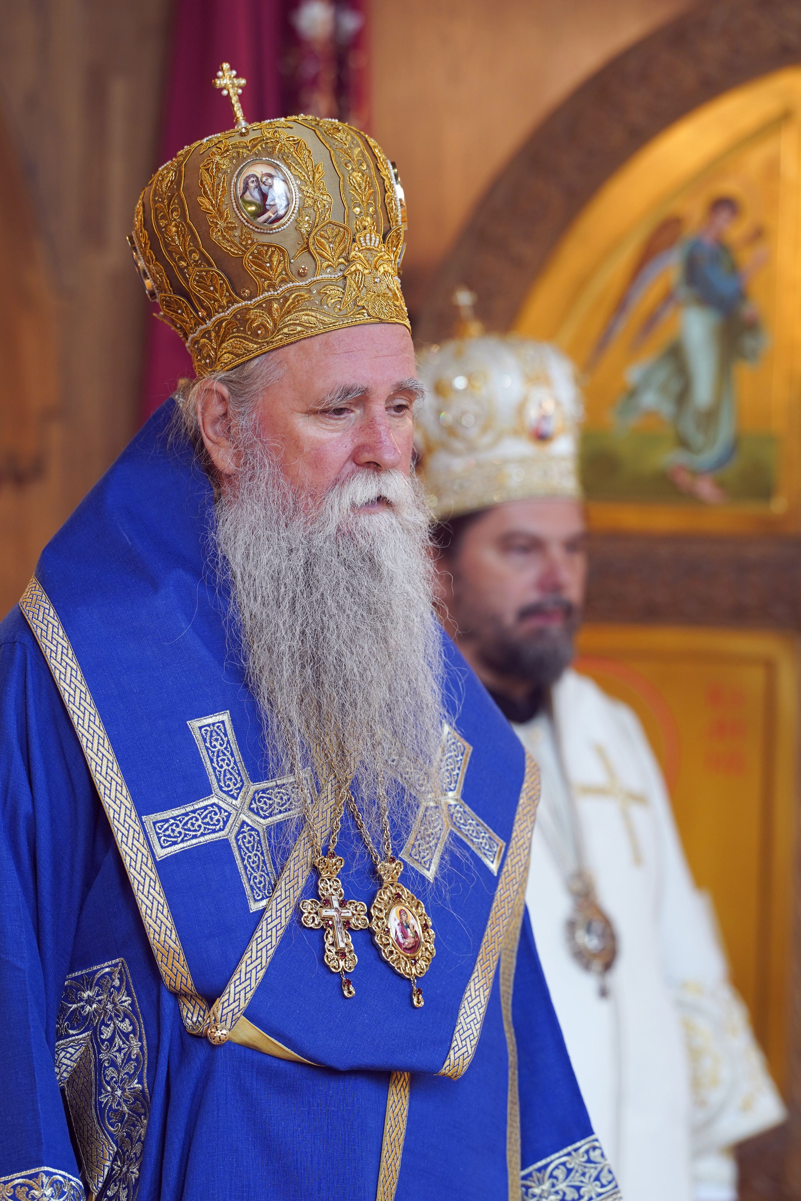 Metropolitan Joanikije of Montenegro and Littoral in Supraśl Monastery - Divine Liturgy 