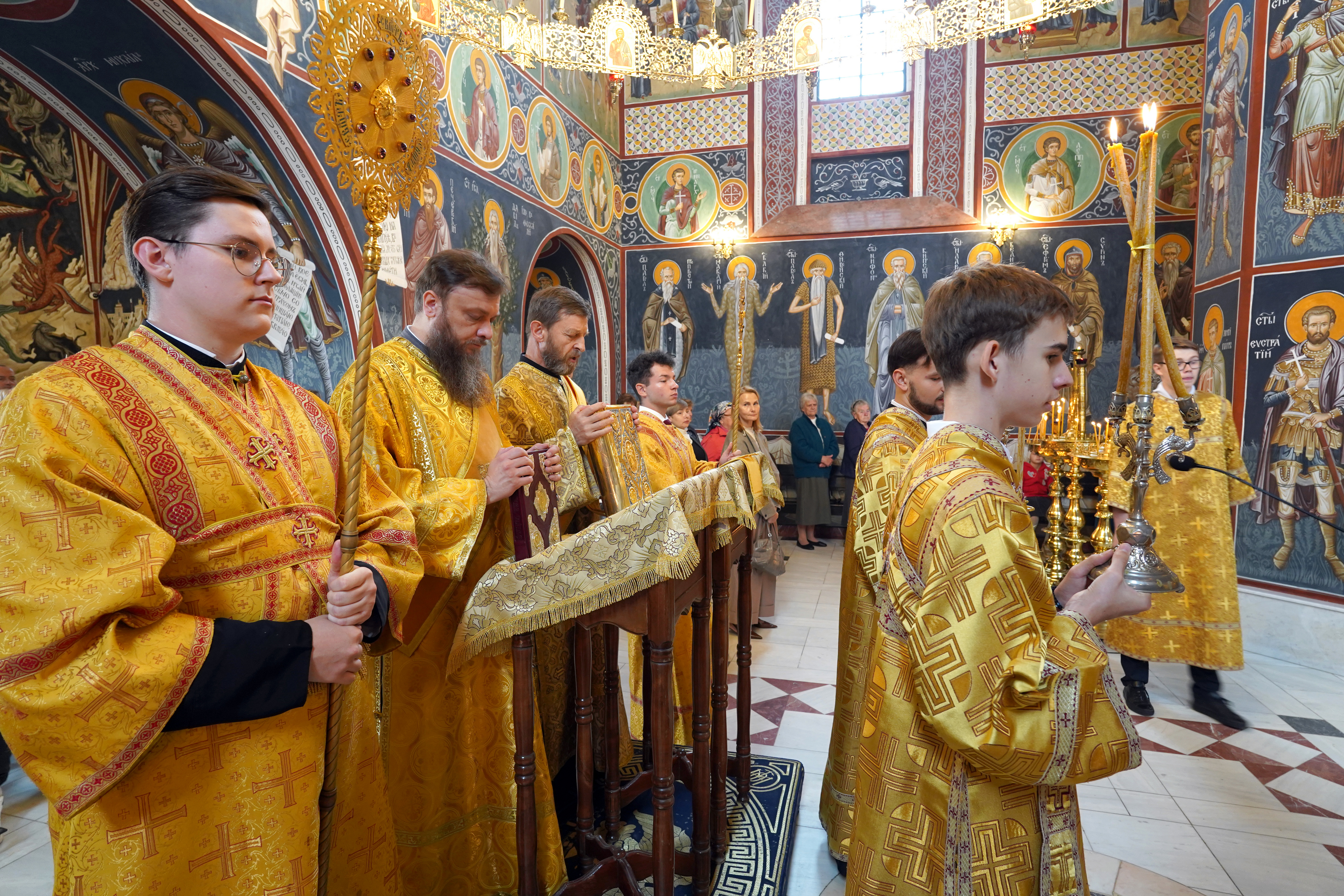 Metropolitan Joanikije of Montenegro and Littoral in Supraśl Monastery - Divine Liturgy 