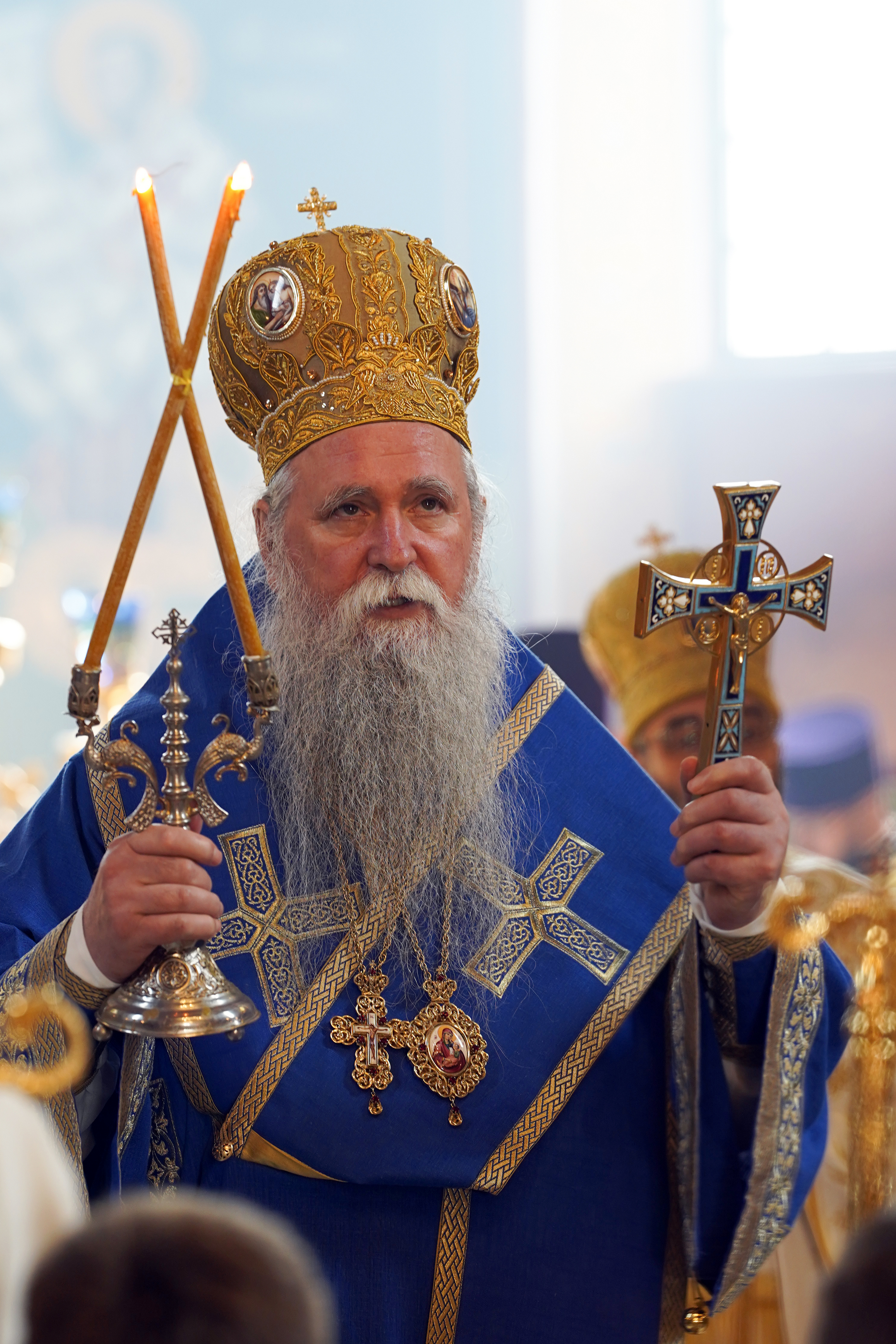 Metropolitan Joanikije of Montenegro and Littoral in Supraśl Monastery - Divine Liturgy