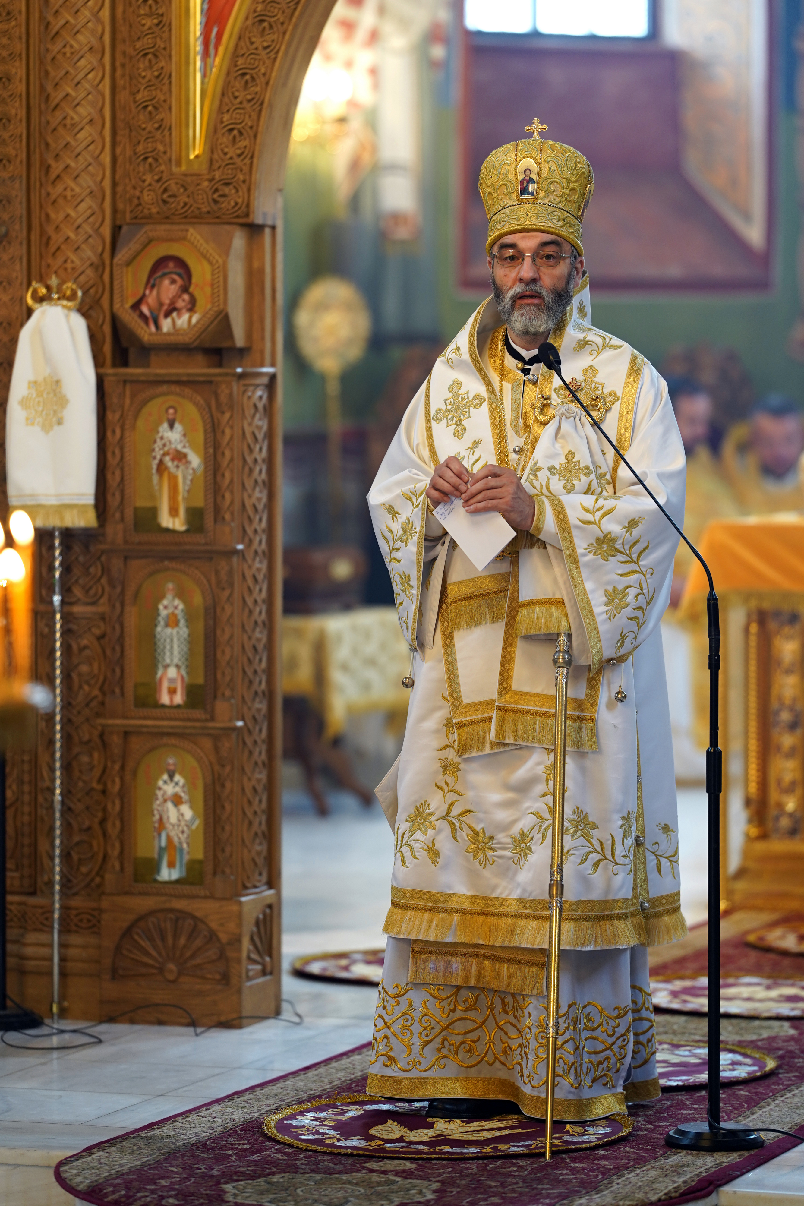 Metropolitan Joanikije of Montenegro and Littoral in Supraśl Monastery - Divine Liturgy