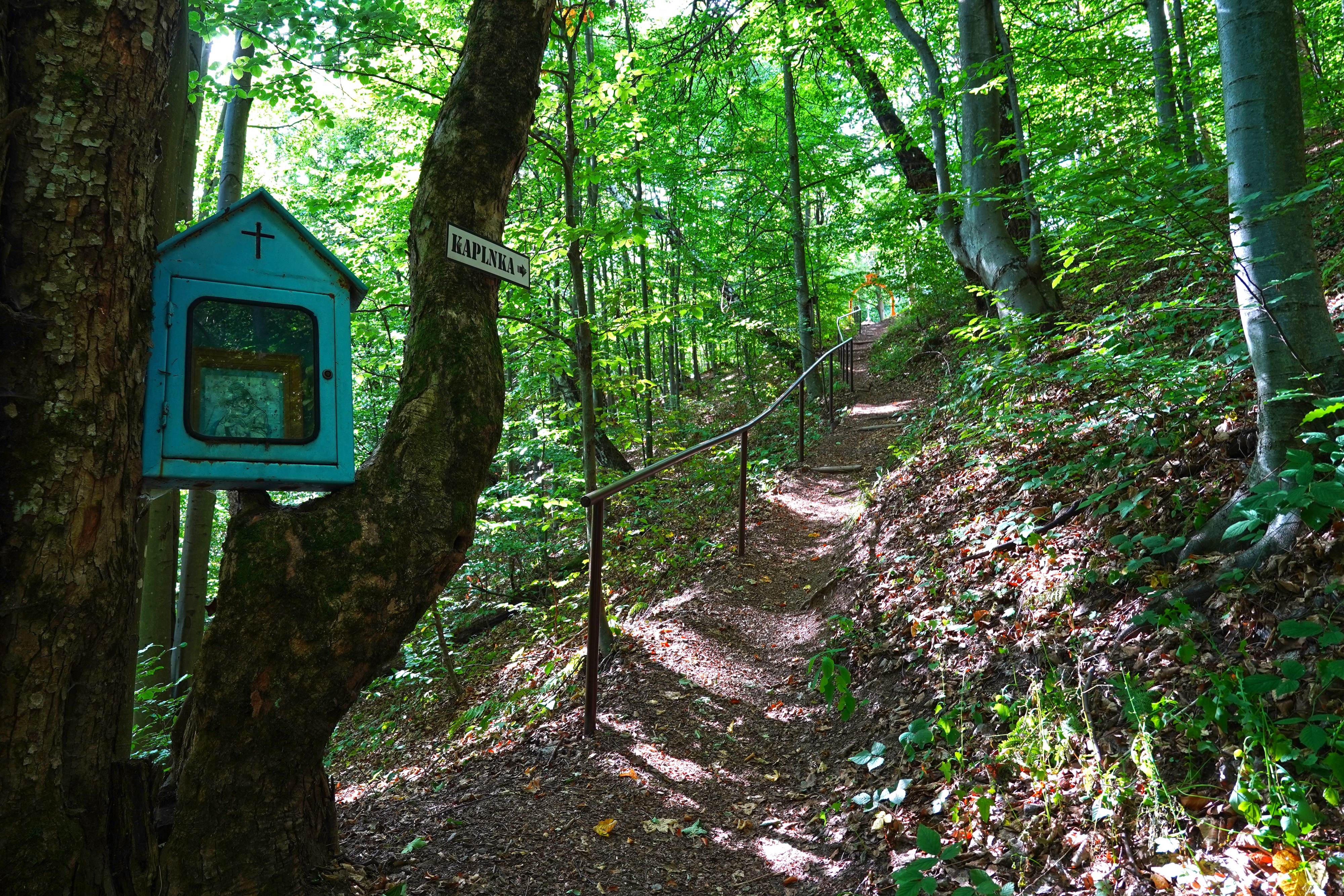 The way from "three springs" to "three chapels" close to Runina village