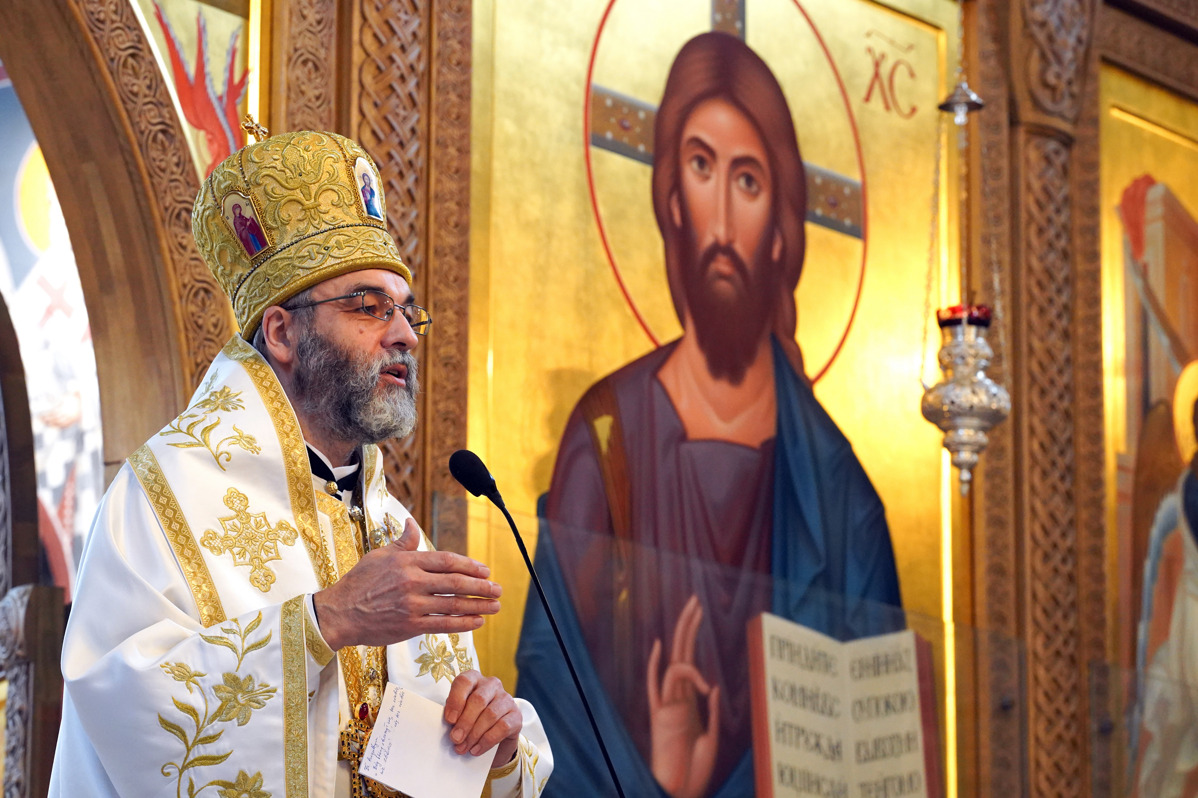 Metropolitan Joanikije of Montenegro and Littoral in Supraśl Monastery - Divine Liturgy 