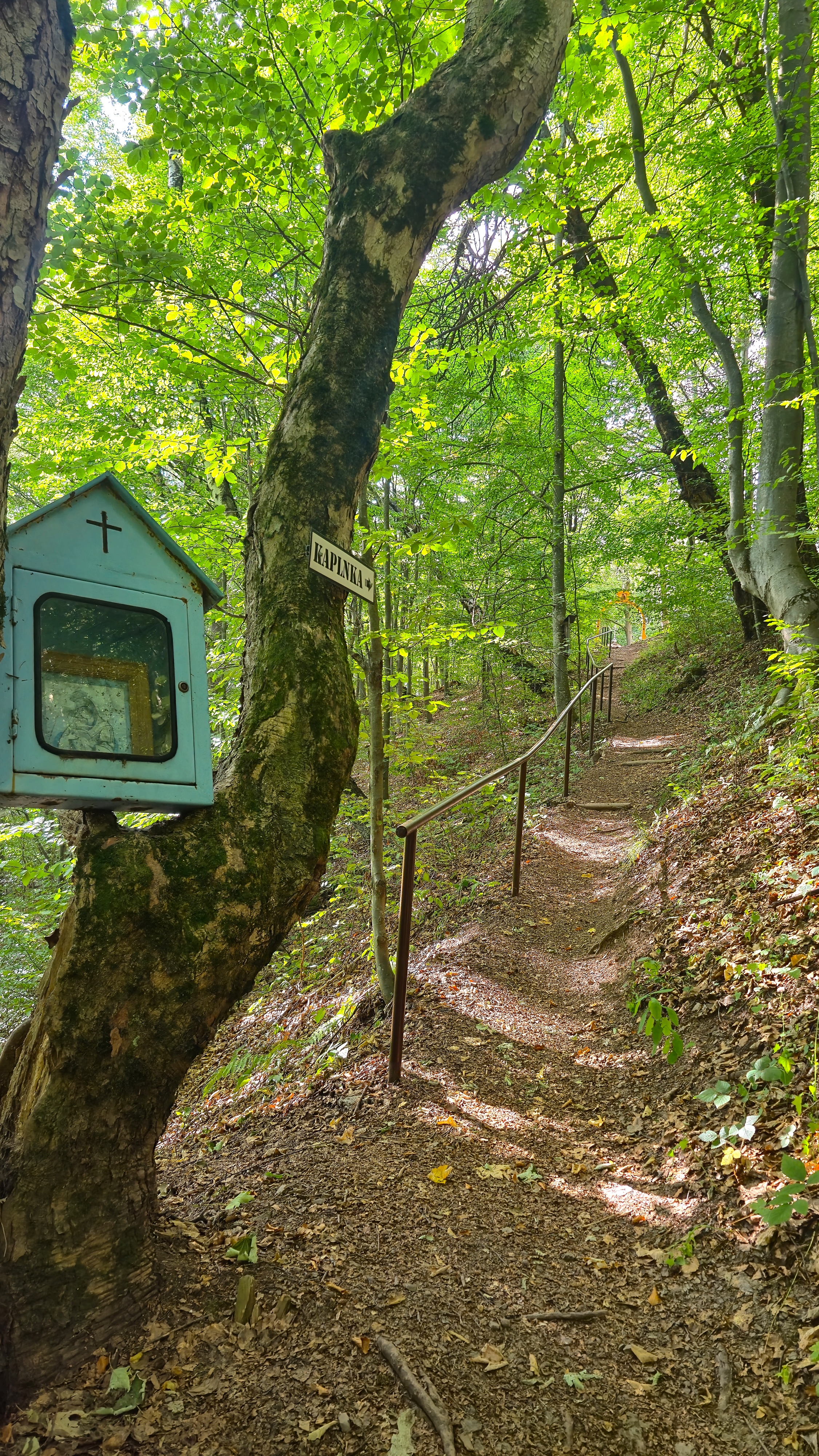 The way from "three springs" to "three chapels" close to Runina village