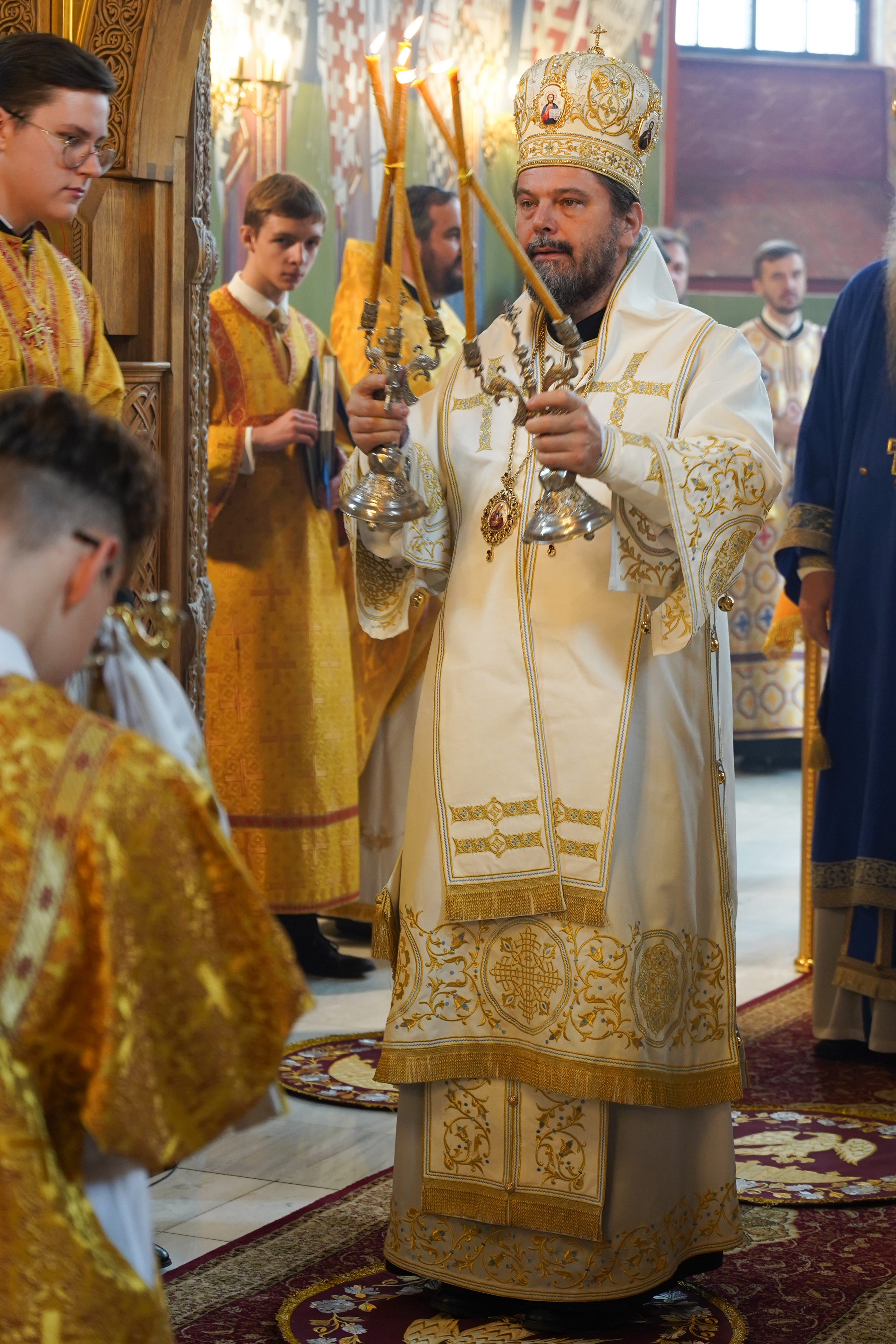 Metropolitan Joanikije of Montenegro and Littoral in Supraśl Monastery - Divine Liturgy