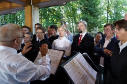 jarek11 
 The main Divine Liturgy of Transfiruration feast in Grabarka Convent