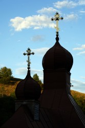 jarek 
 The crosses of the Dormition of the Mother of God Orthodox church in Príslop village