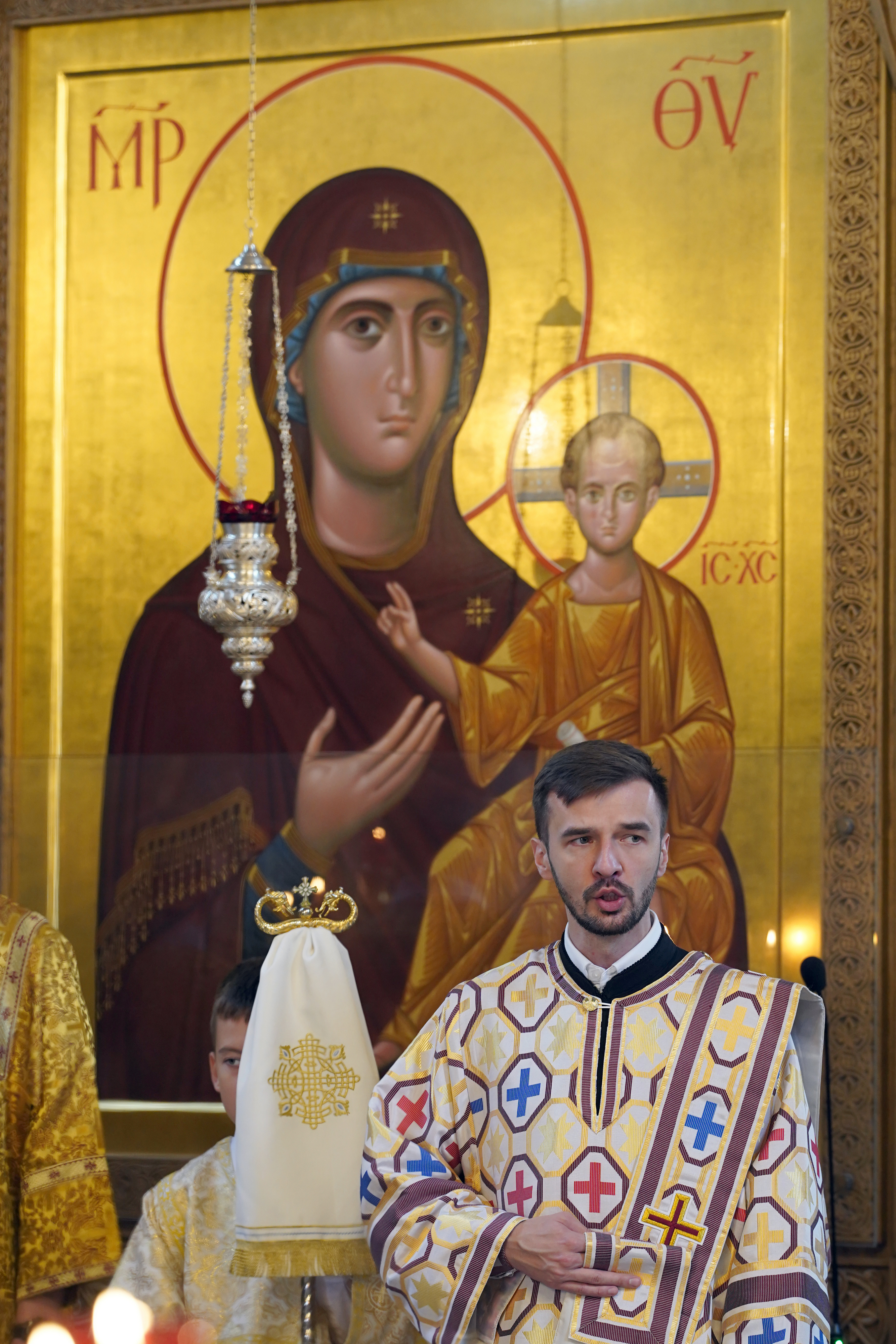 Metropolitan Joanikije of Montenegro and Littoral in Supraśl Monastery - Divine Liturgy