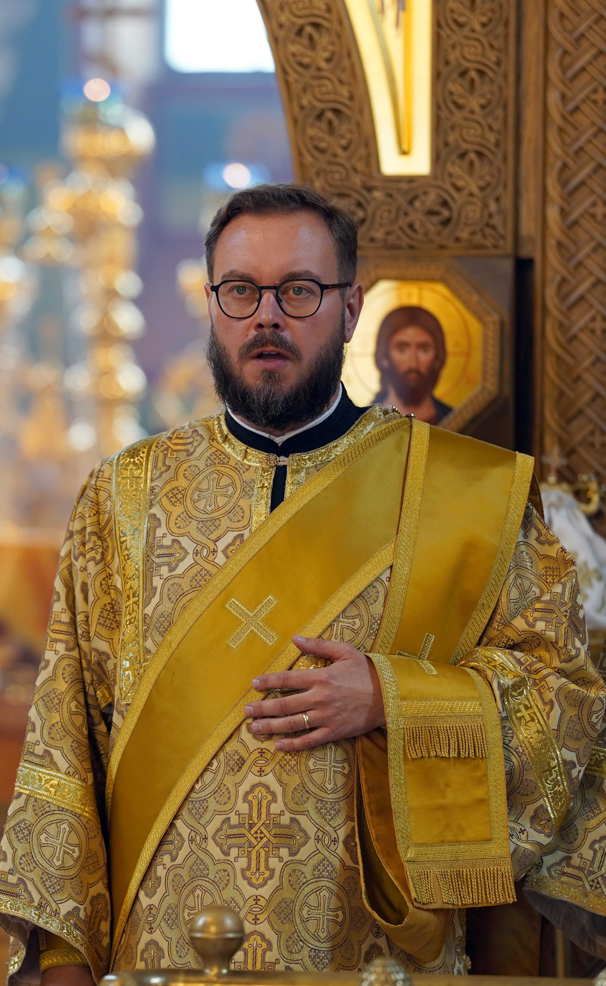 Metropolitan Joanikije of Montenegro and Littoral in Supraśl Monastery - Divine Liturgy