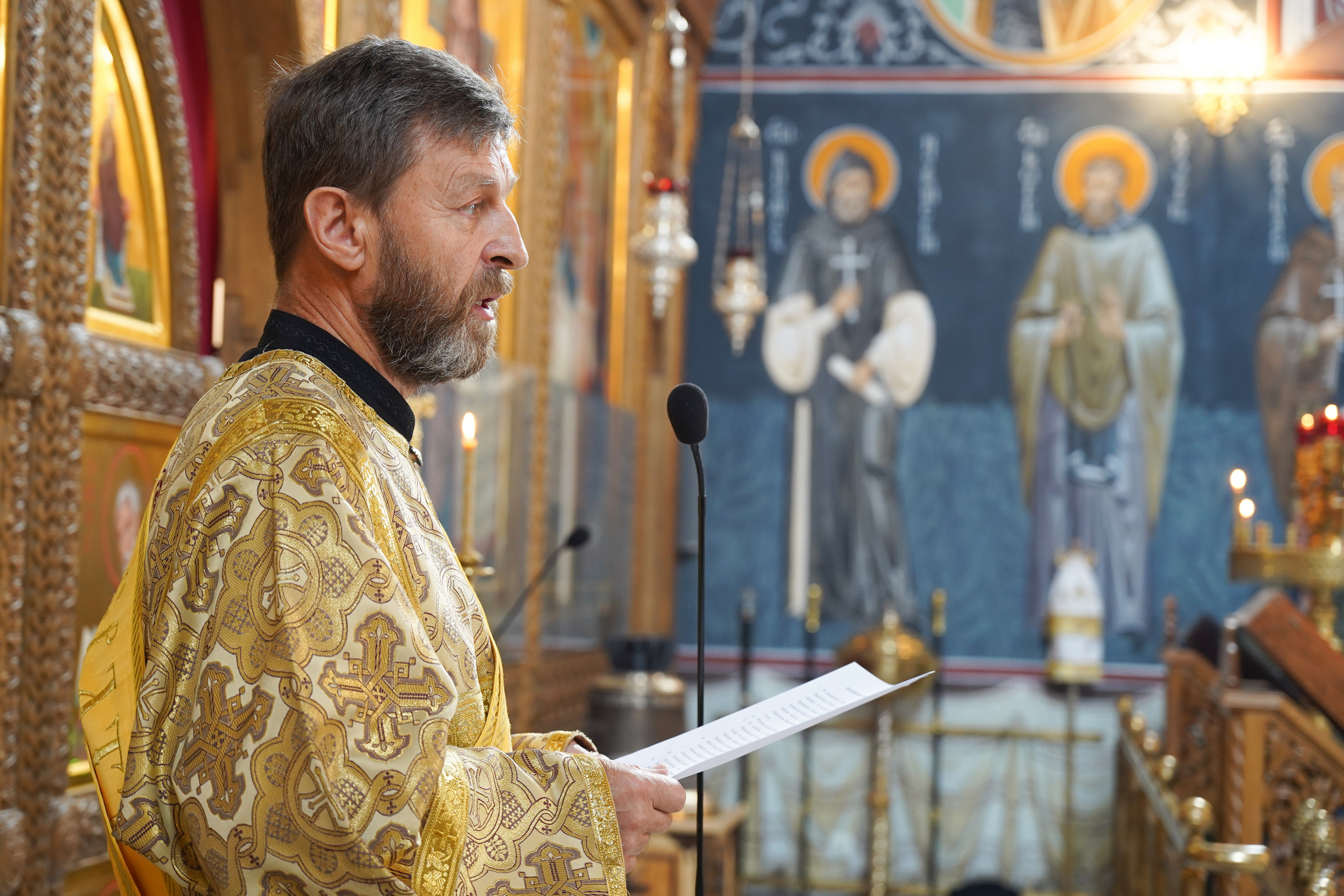 Metropolitan Joanikije of Montenegro and Littoral in Supraśl Monastery - Divine Liturgy
