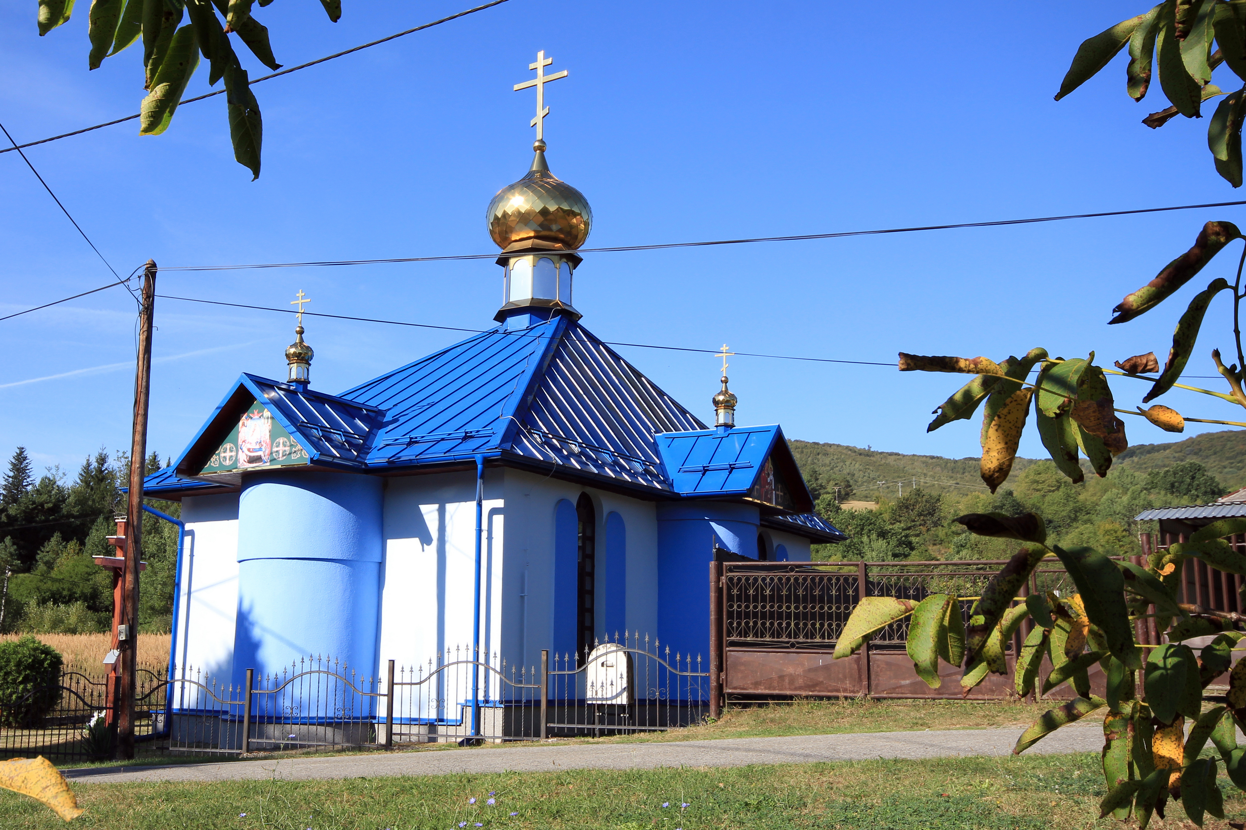 The Dormition of the Mother of God Orthodox church in Nižná Jablonka village