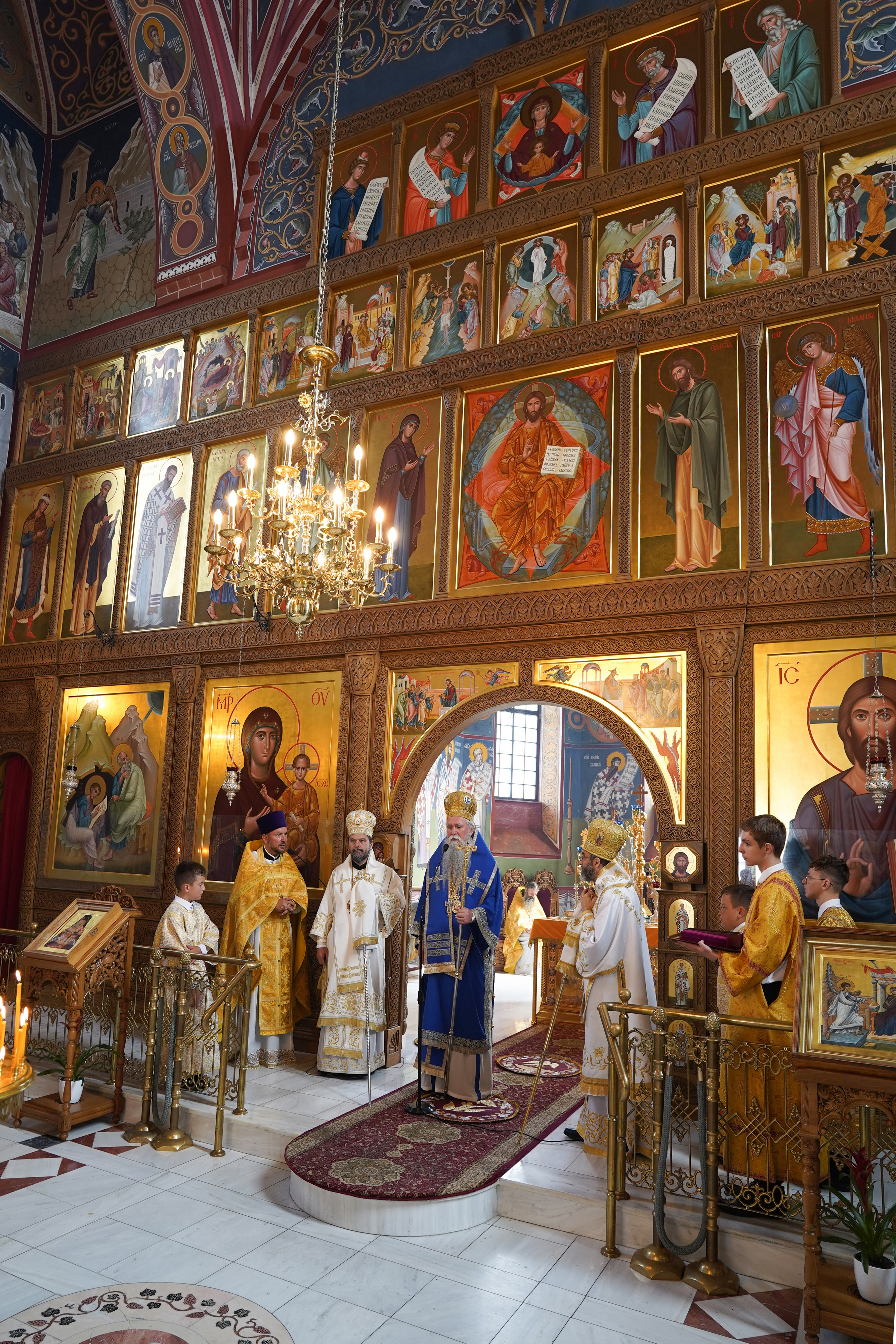 Metropolitan Joanikije of Montenegro and Littoral in Supraśl Monastery - Divine Liturgy