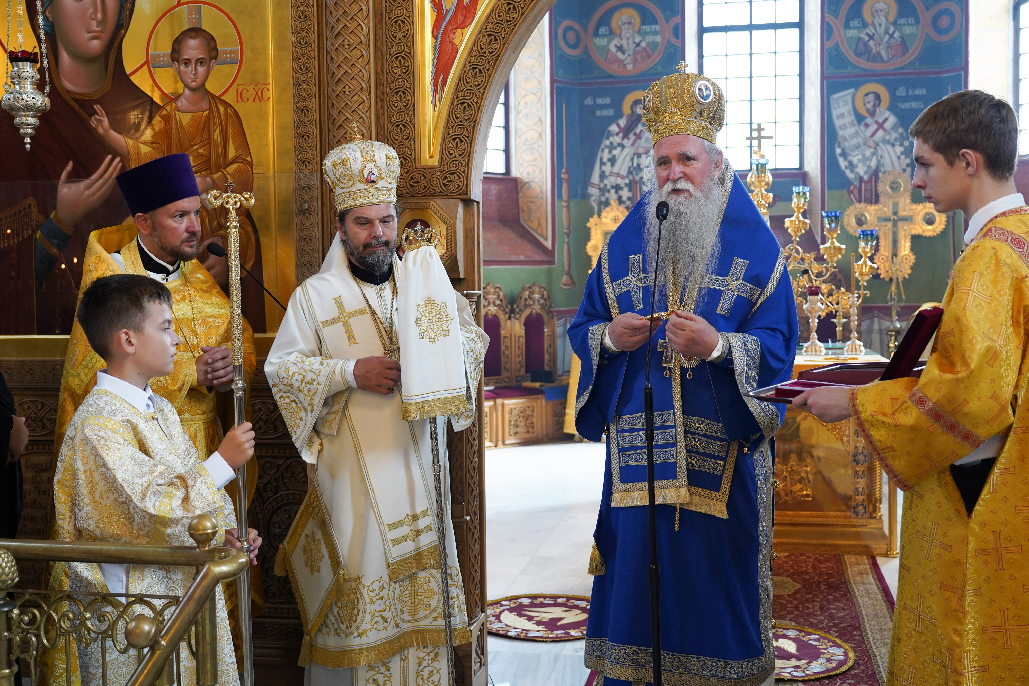 Metropolitan Joanikije of Montenegro and Littoral in Supraśl Monastery - Divine Liturgy