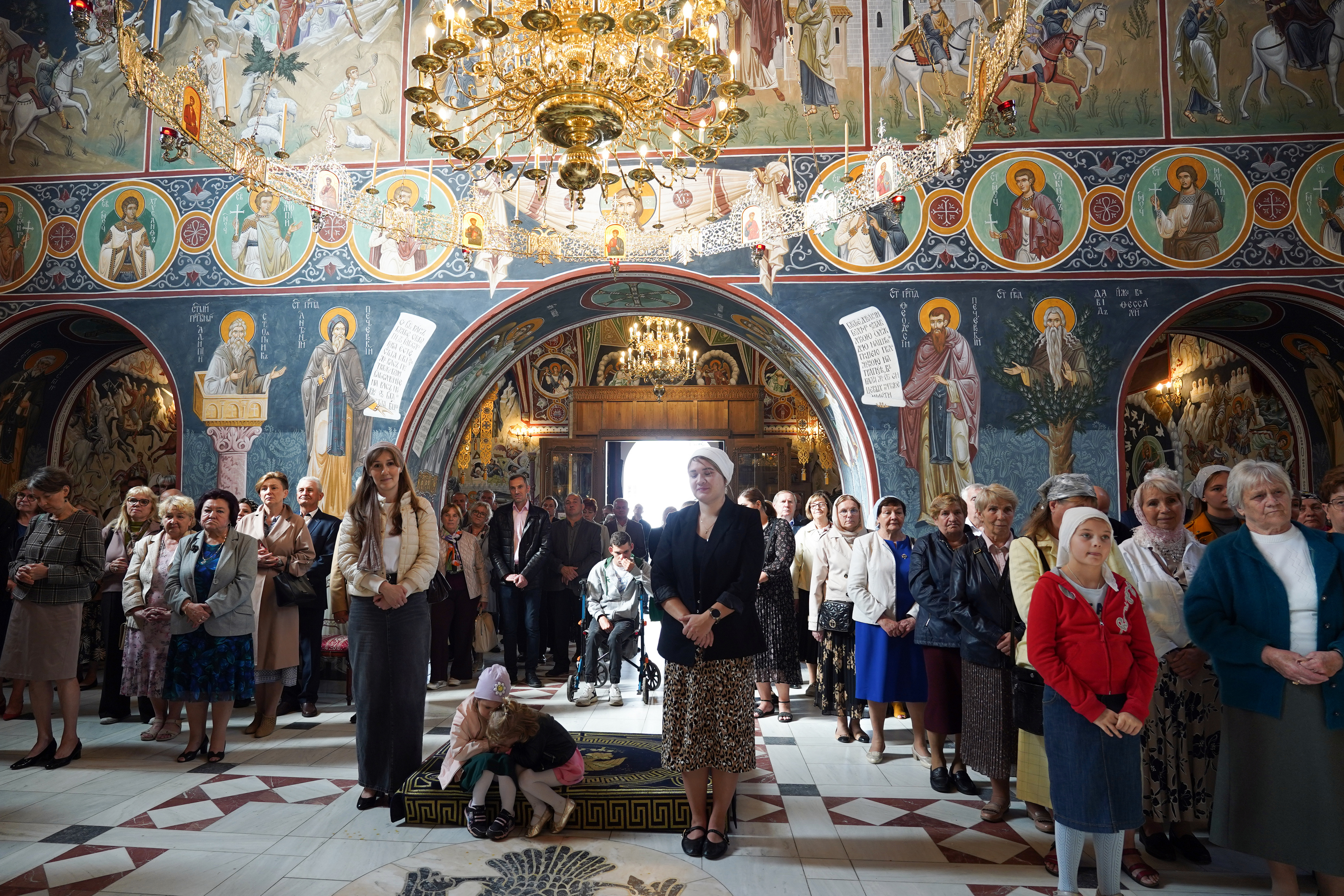 Metropolitan Joanikije of Montenegro and Littoral in Supraśl Monastery - Divine Liturgy