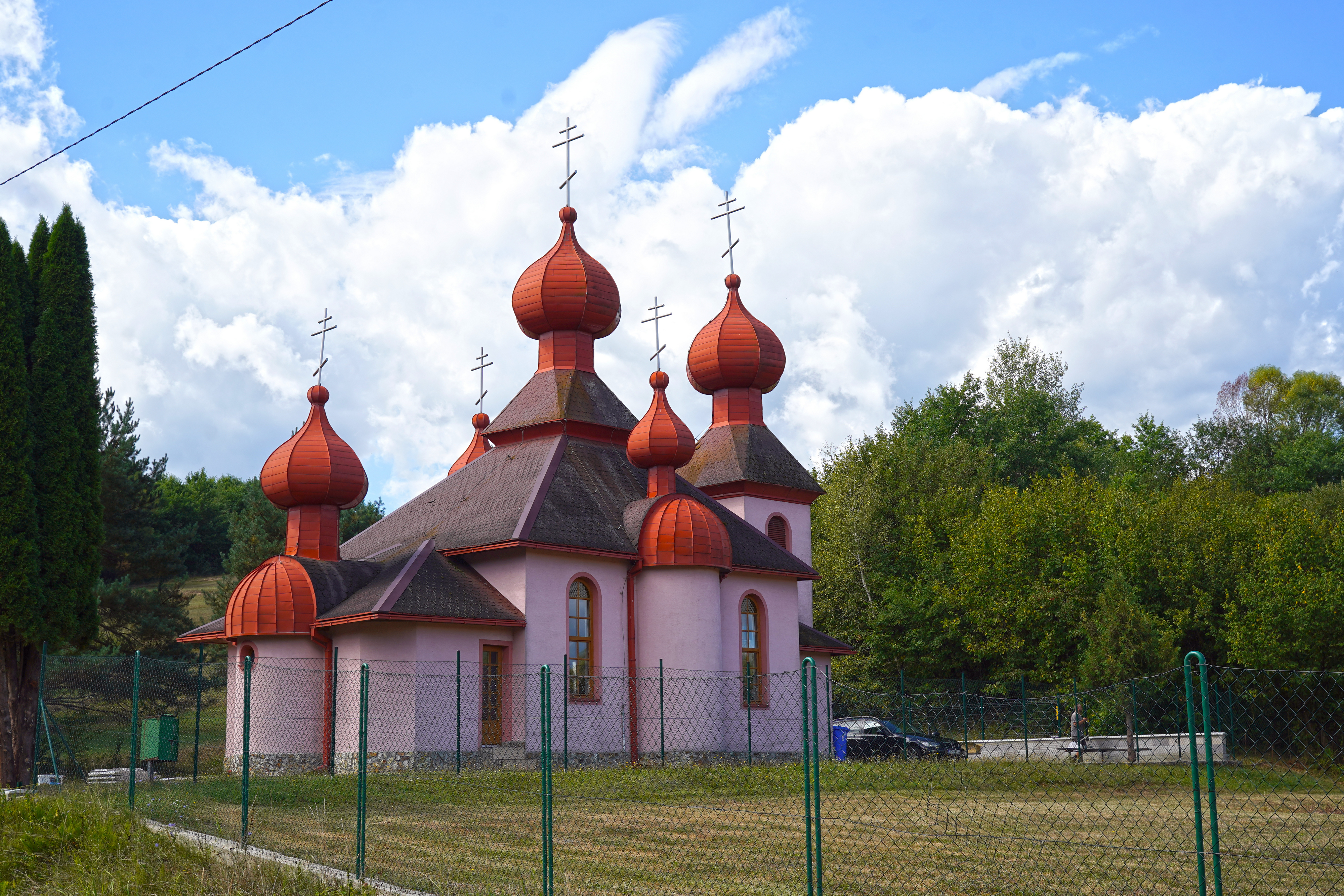 The Holy Spirit Orthodox church in Dúbrava village