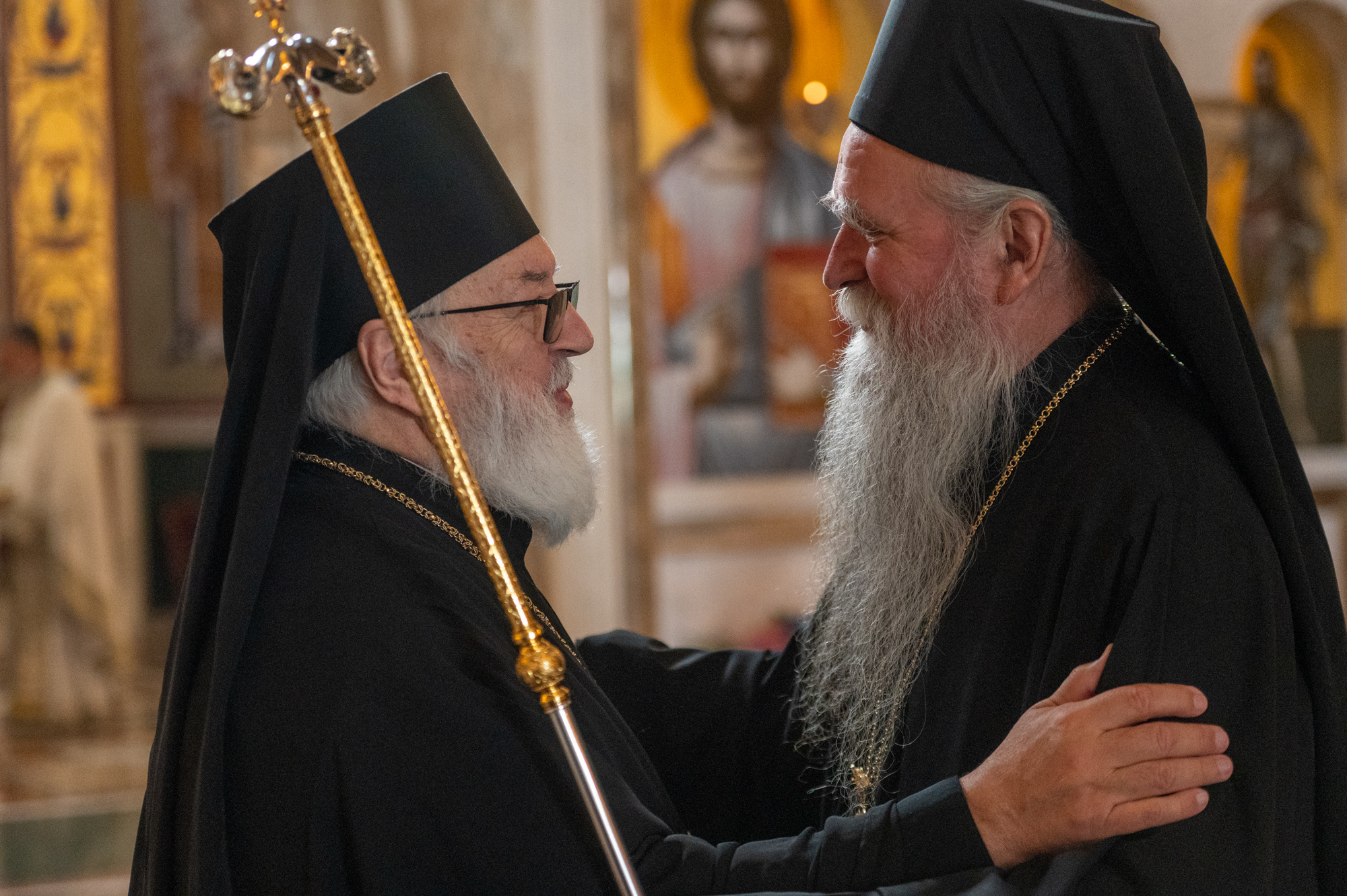 Metropolitan Joanikje and bishop Warsonofiusz