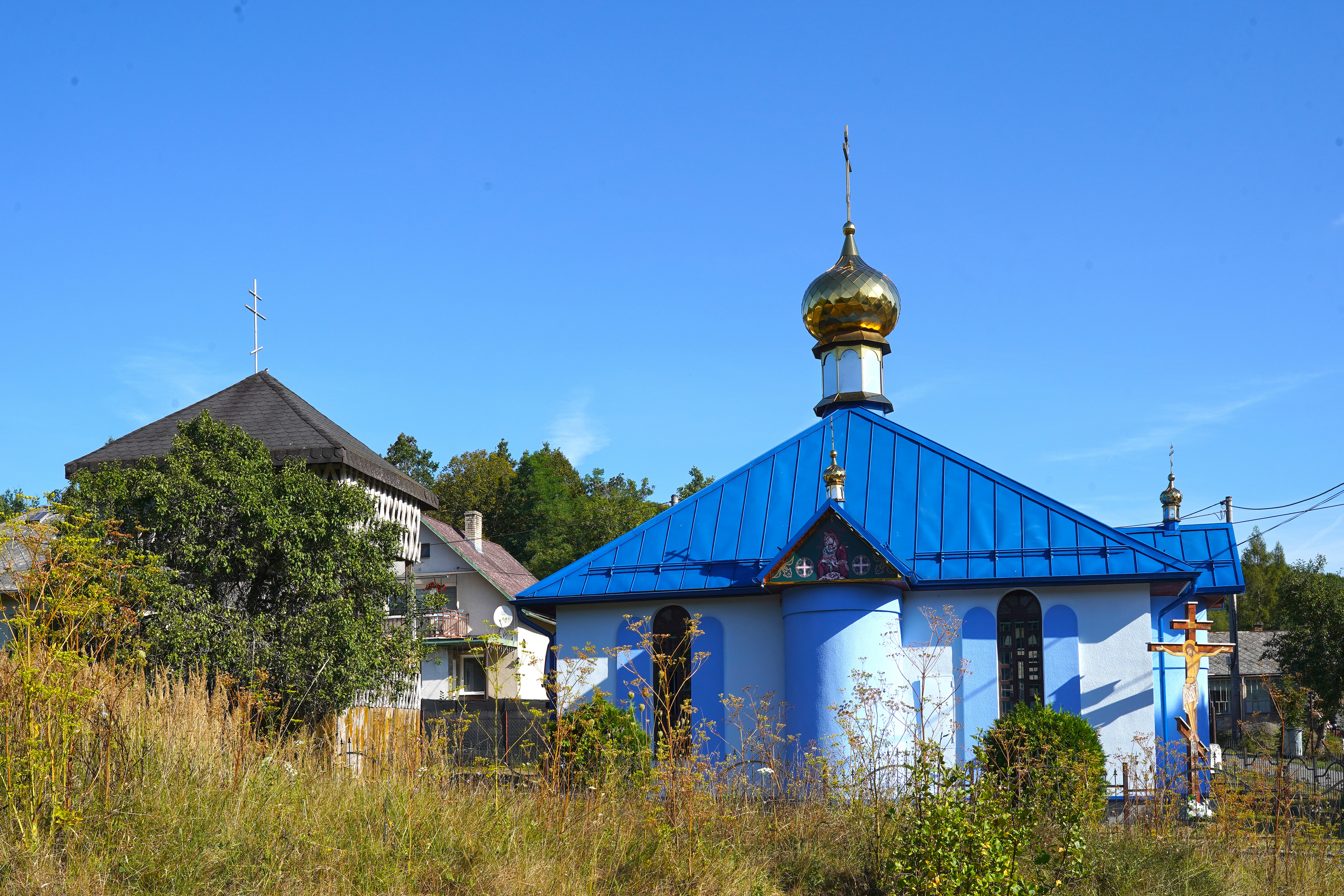 The Dormition of the Mother of God Orthodox church in Nižná Jablonka village