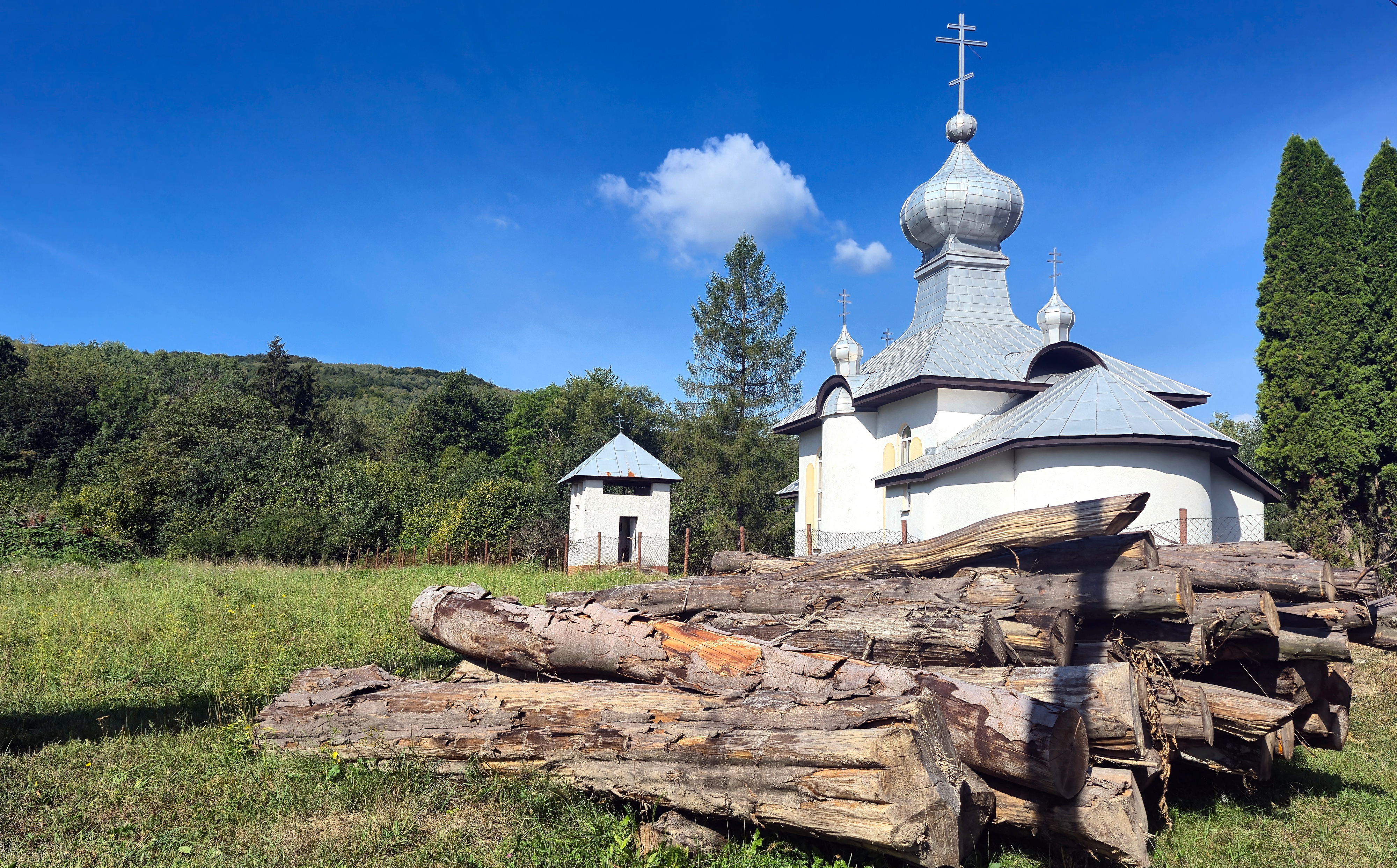 The Dormition of the Mother of God Orthodox church in Výrava villaga