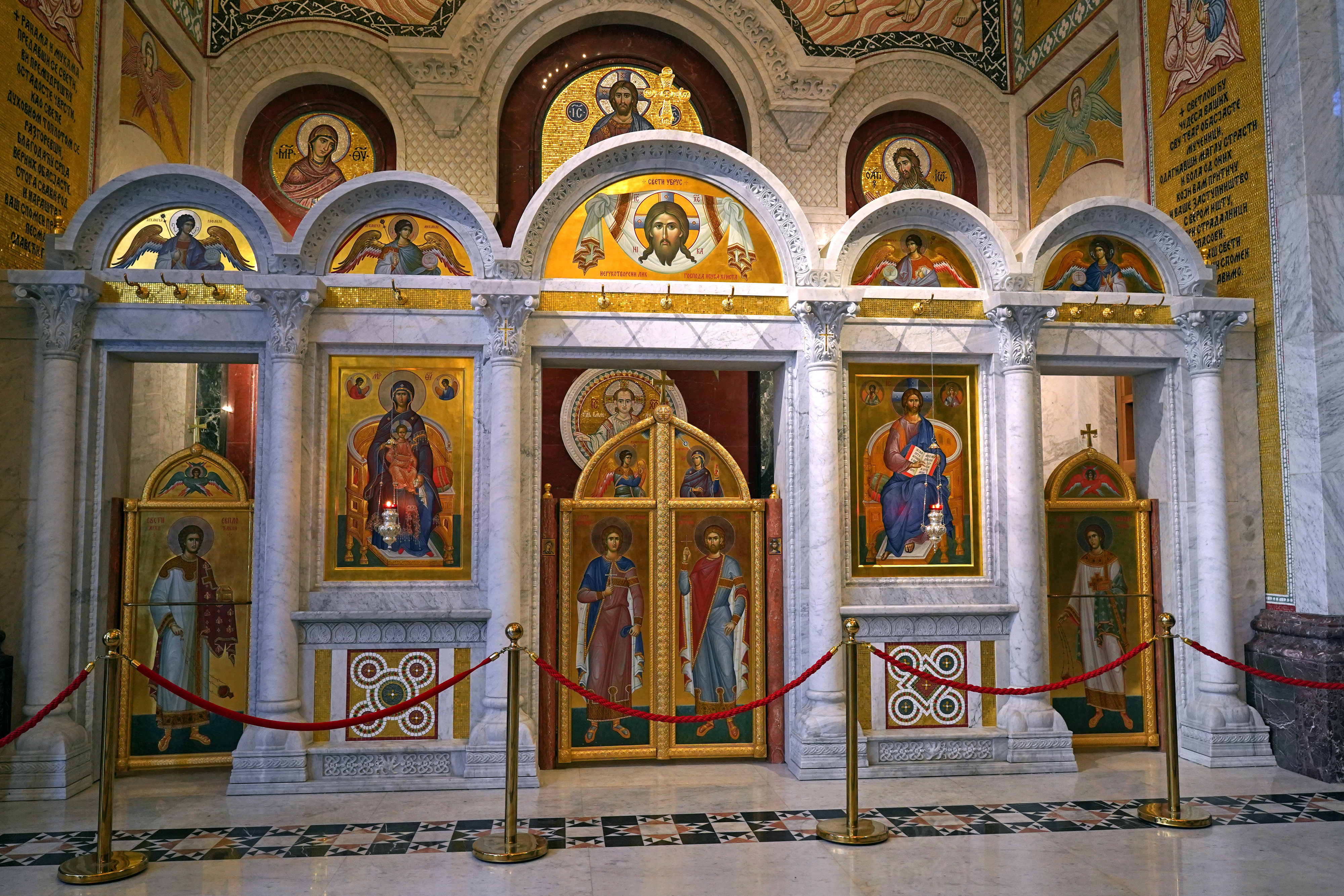 In St. Sava Church in Belgrade  