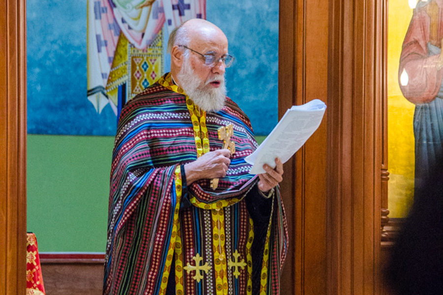 Handmade Mayan Robes worn by Fr. John