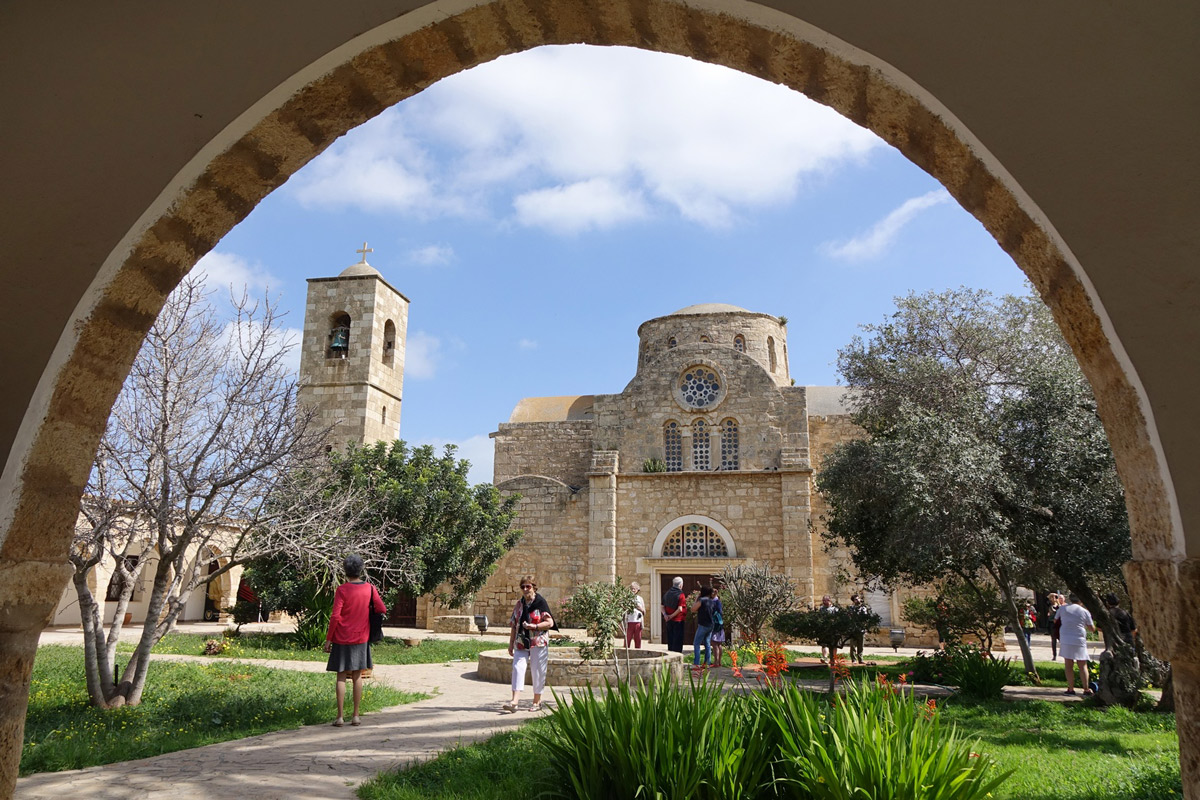 St. Barnaba monastery on occupied aries 