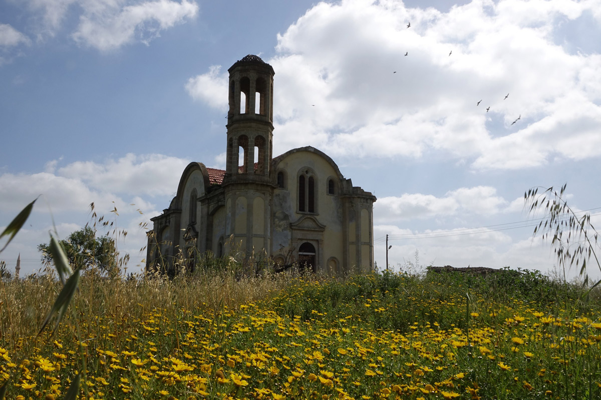 Destroyed St. Elijah Orthodox church in Stili, under Turkish occupation