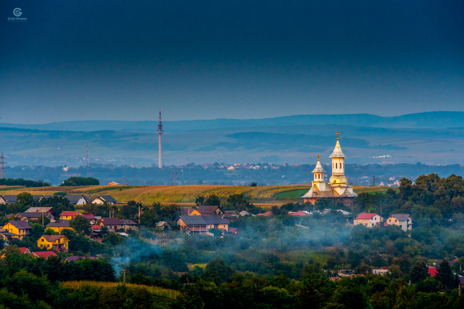 Church from the rural area of Bacău County, Romania, very close to Bacău city, 